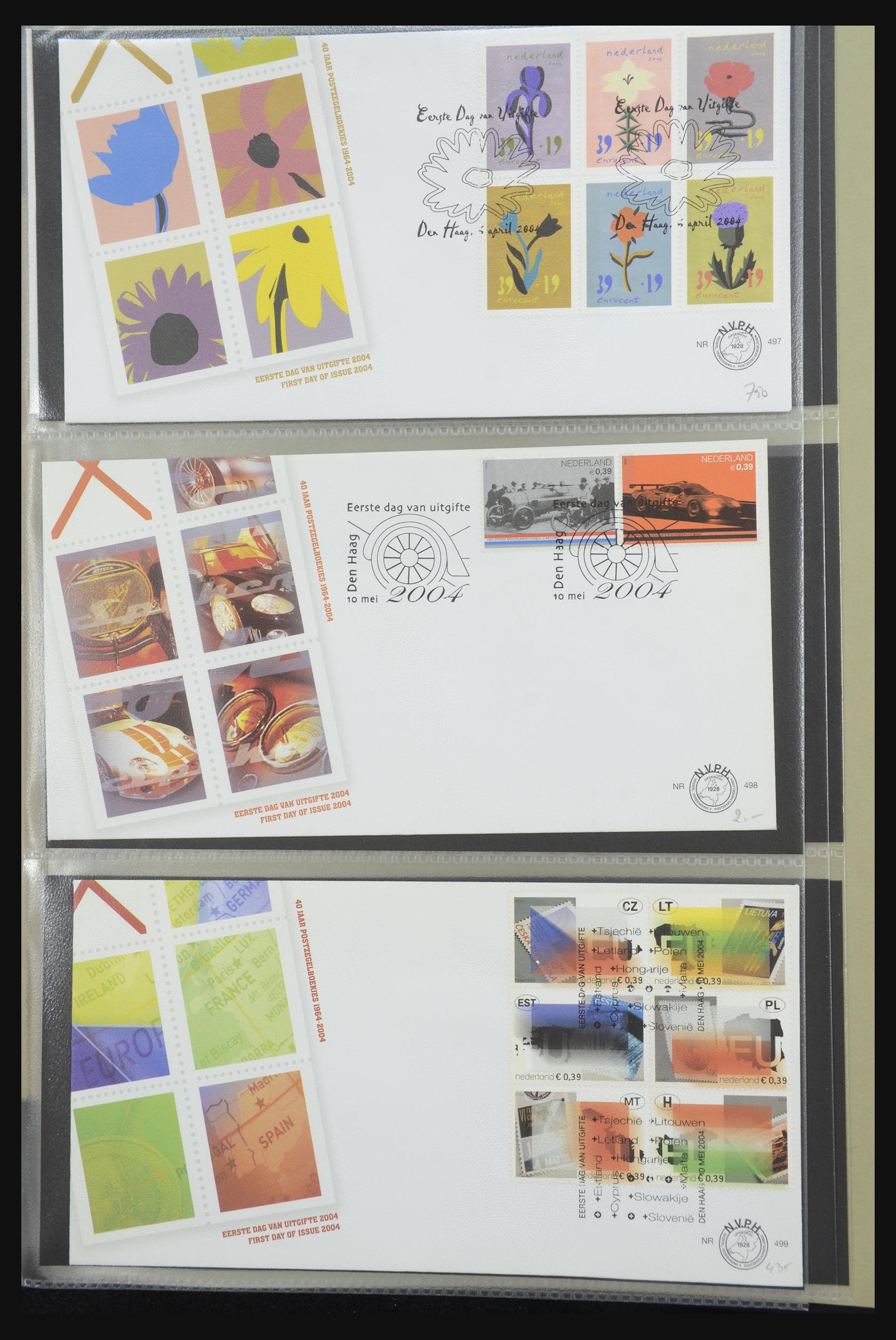 32170 190 - 32170 Nederland FDC's 1953-2004.