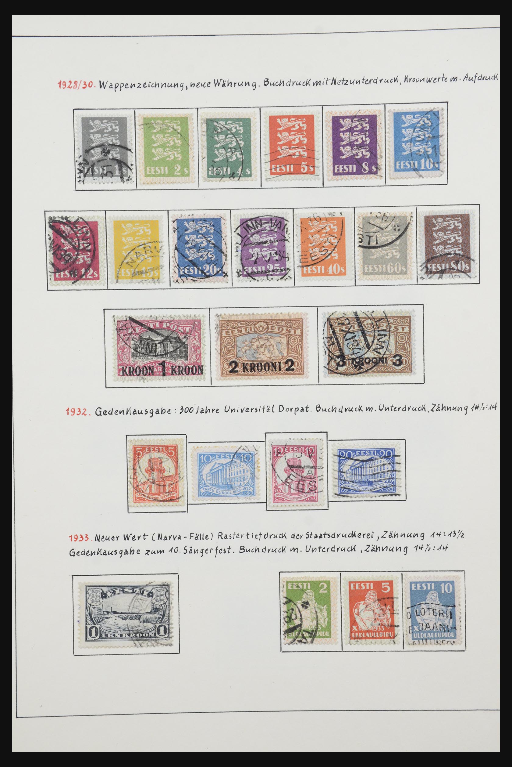32207 004 - 32207 Estonia and Latvia 1918-1939.