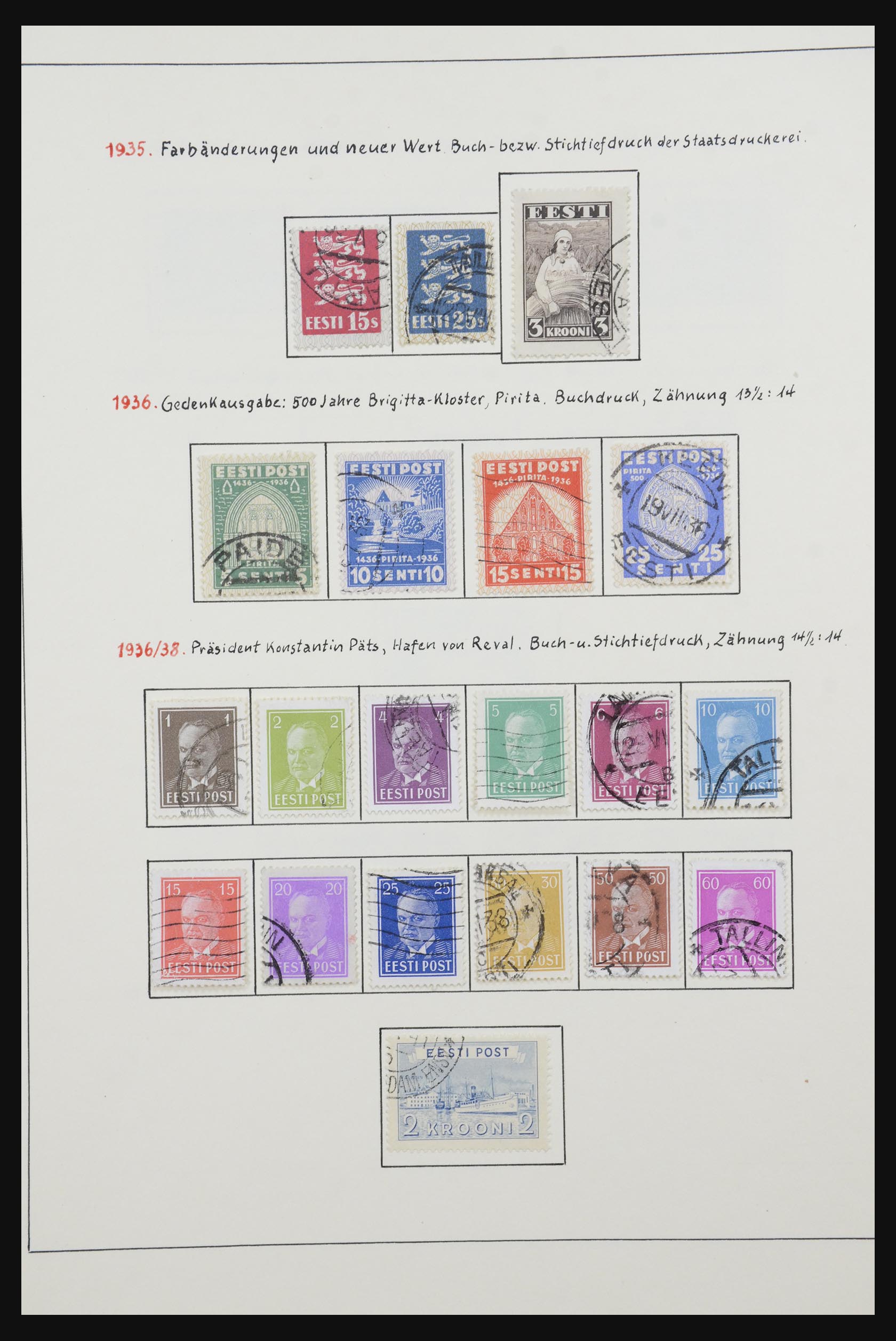 32207 005 - 32207 Estonia and Latvia 1918-1939.