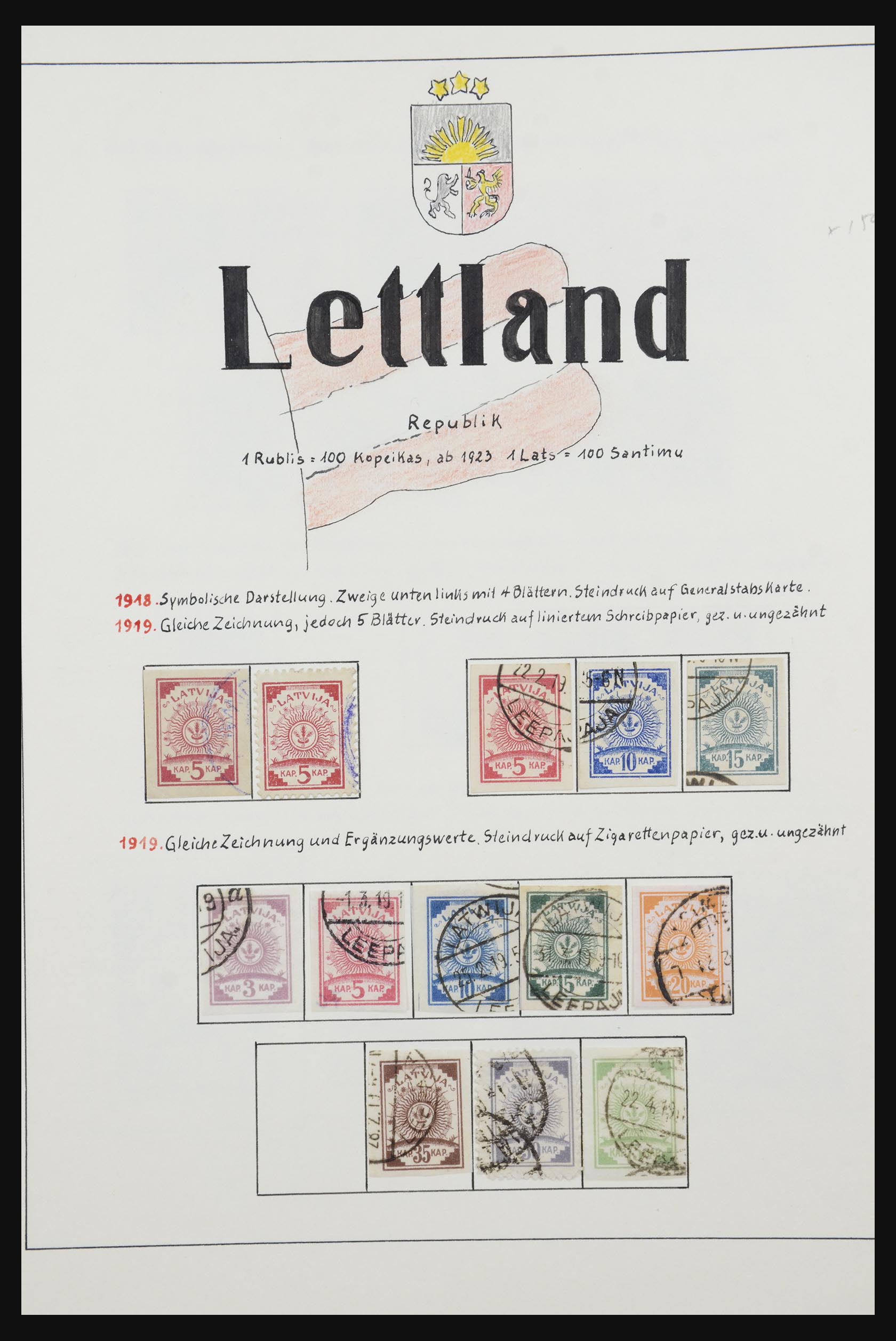 32207 007 - 32207 Estland en Letland 1918-1939.