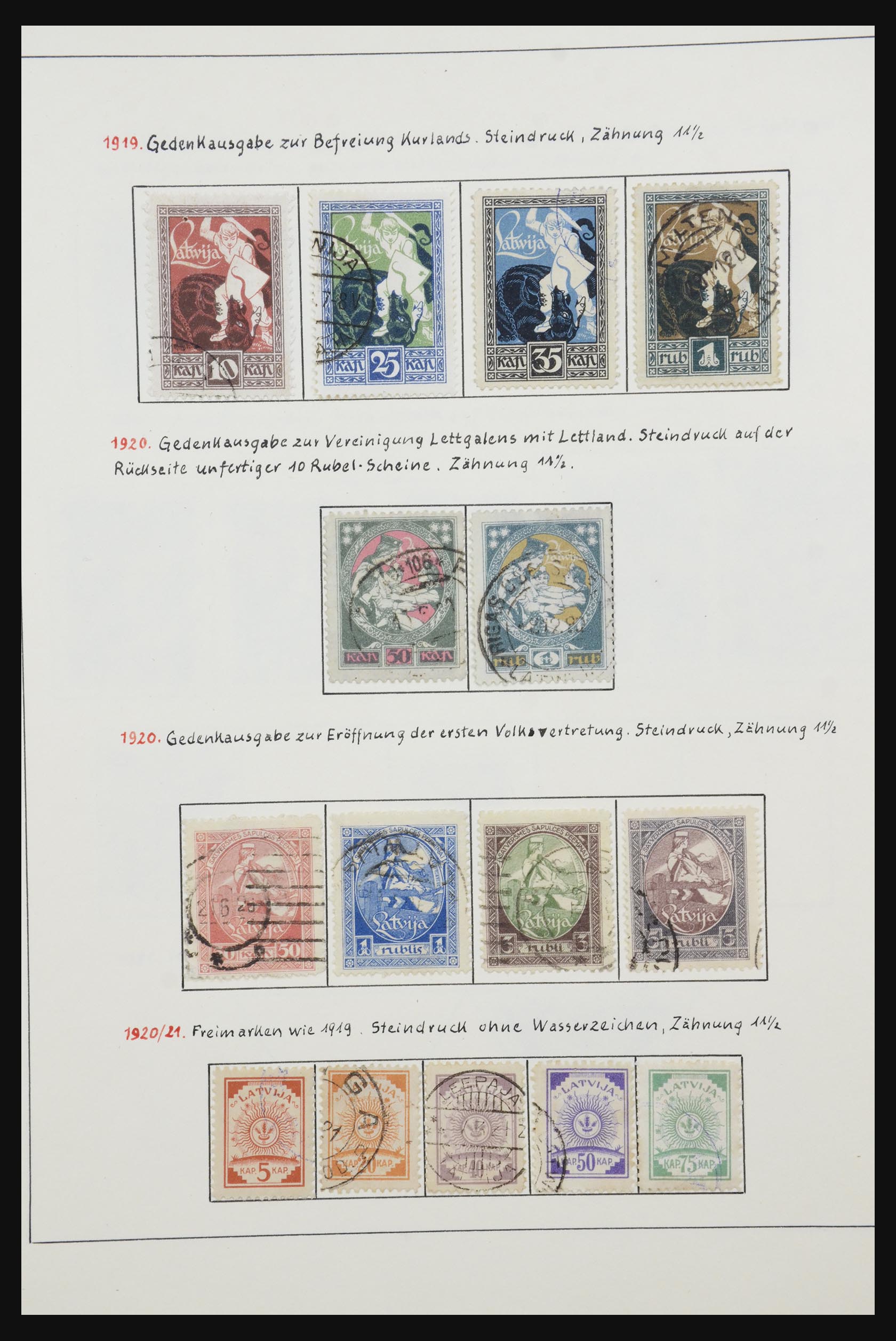32207 009 - 32207 Estonia and Latvia 1918-1939.