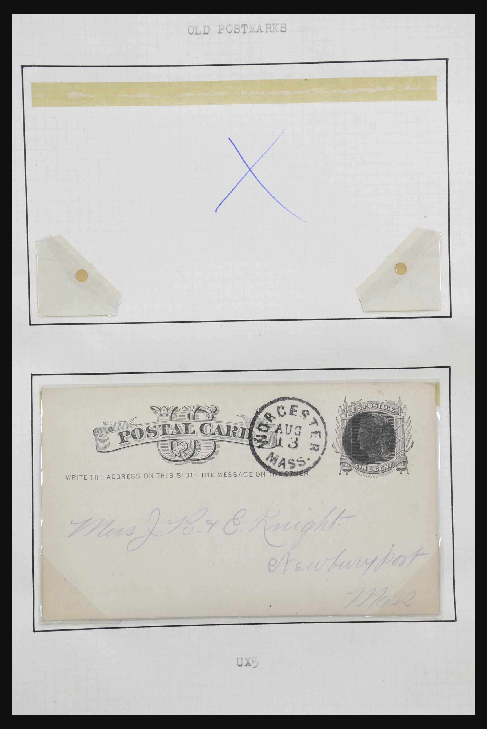 32209 004 - 32209 USA briefkaarten 1873-1950.