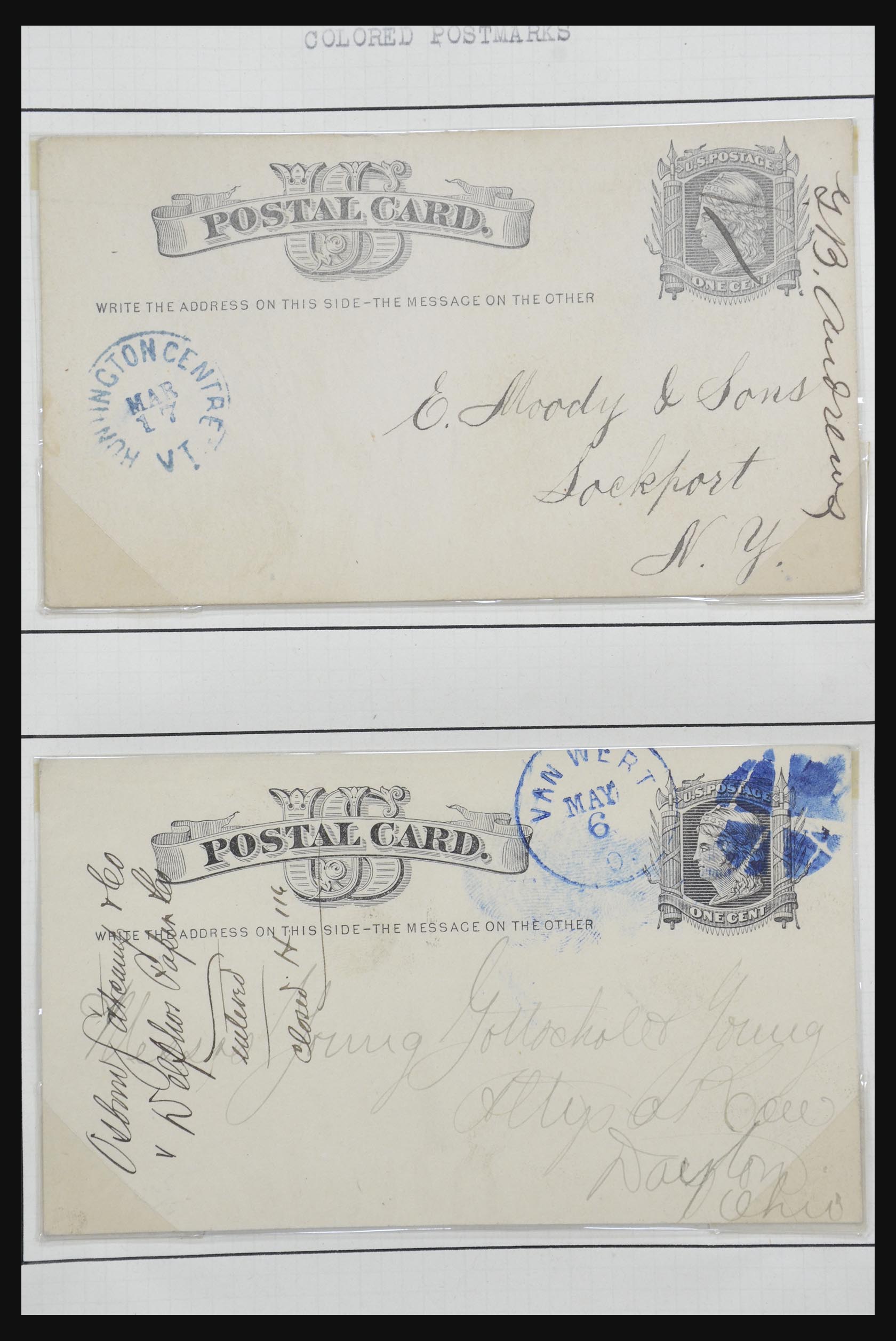 32209 014 - 32209 USA briefkaarten 1873-1950.