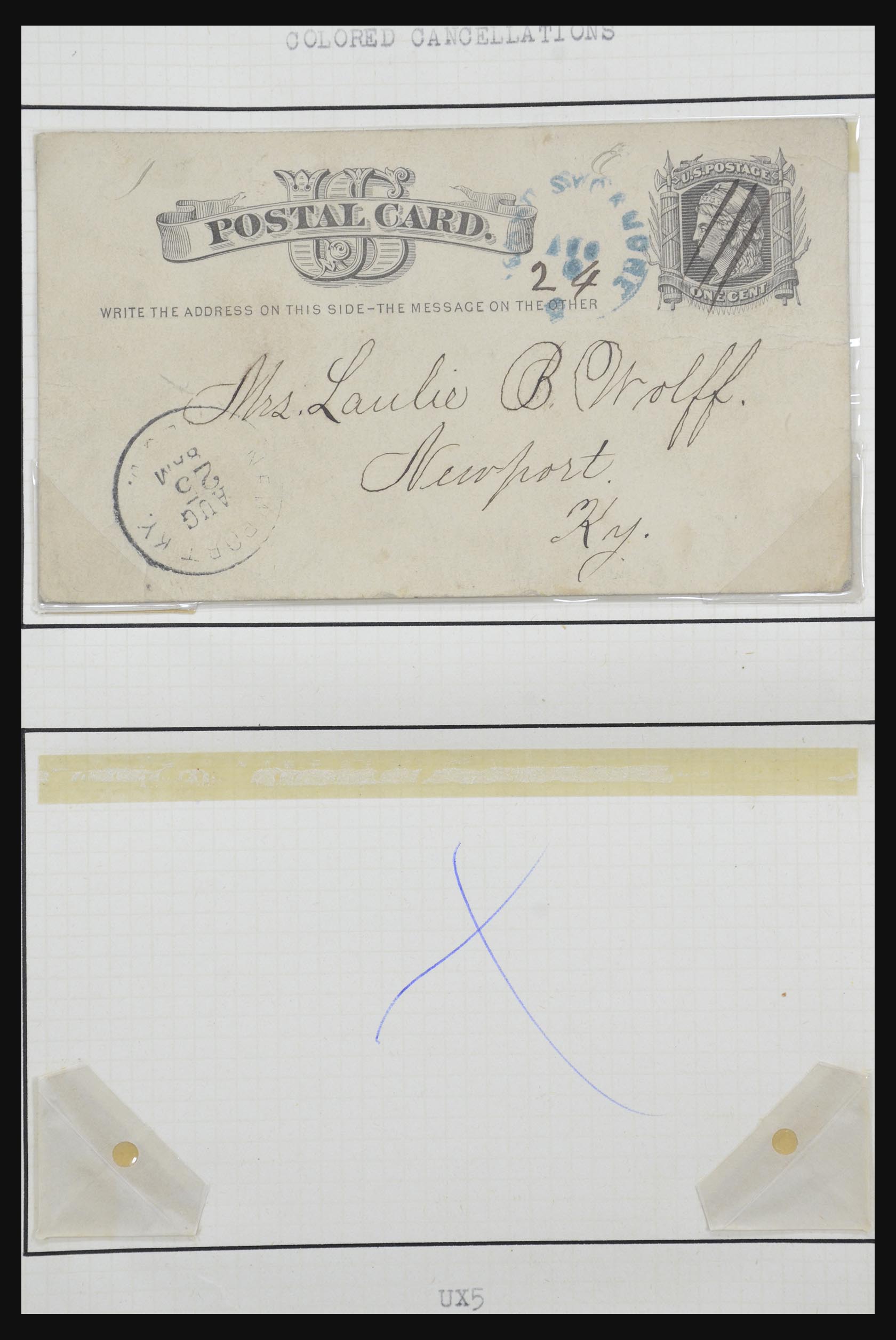 32209 016 - 32209 USA briefkaarten 1873-1950.