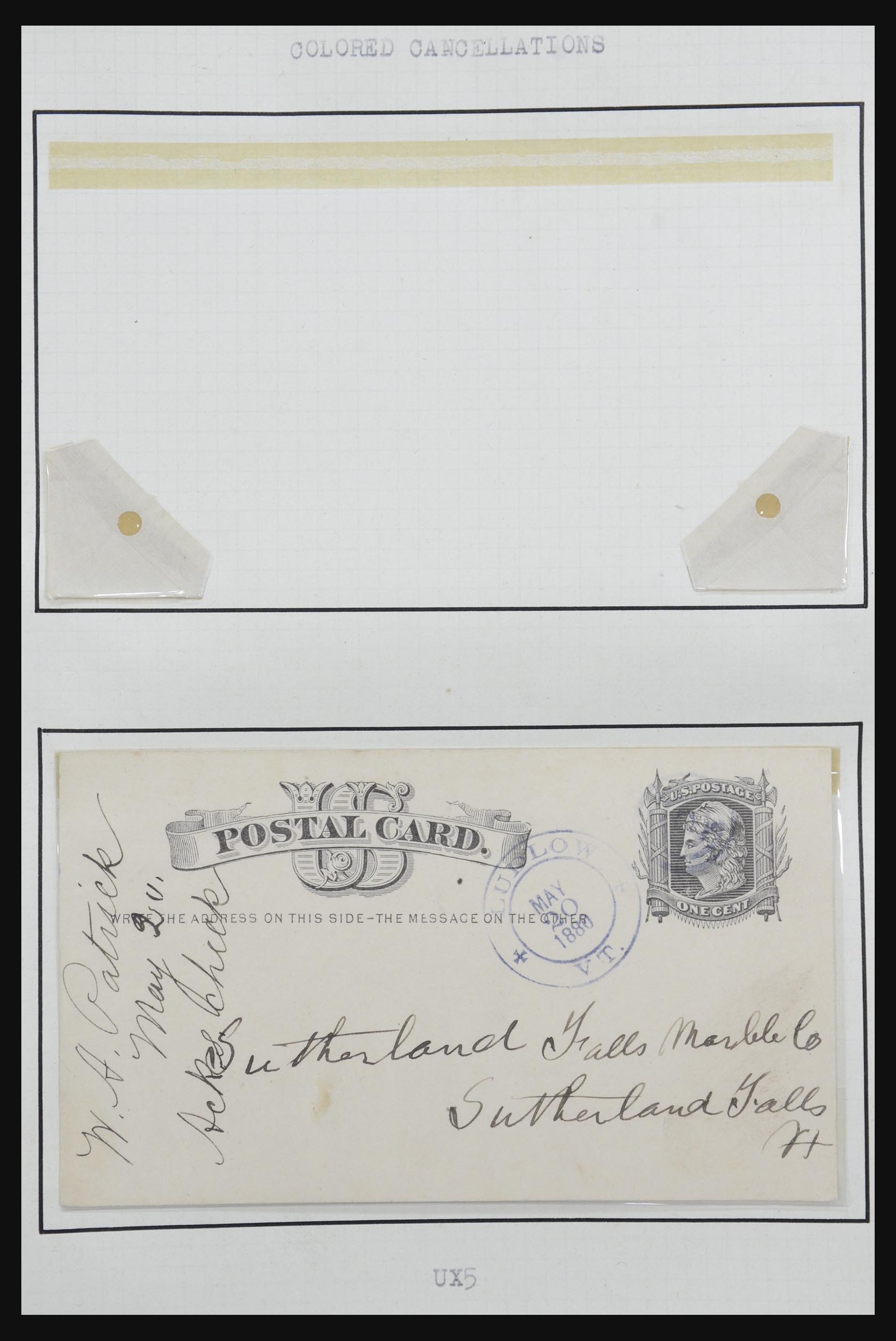 32209 017 - 32209 USA briefkaarten 1873-1950.
