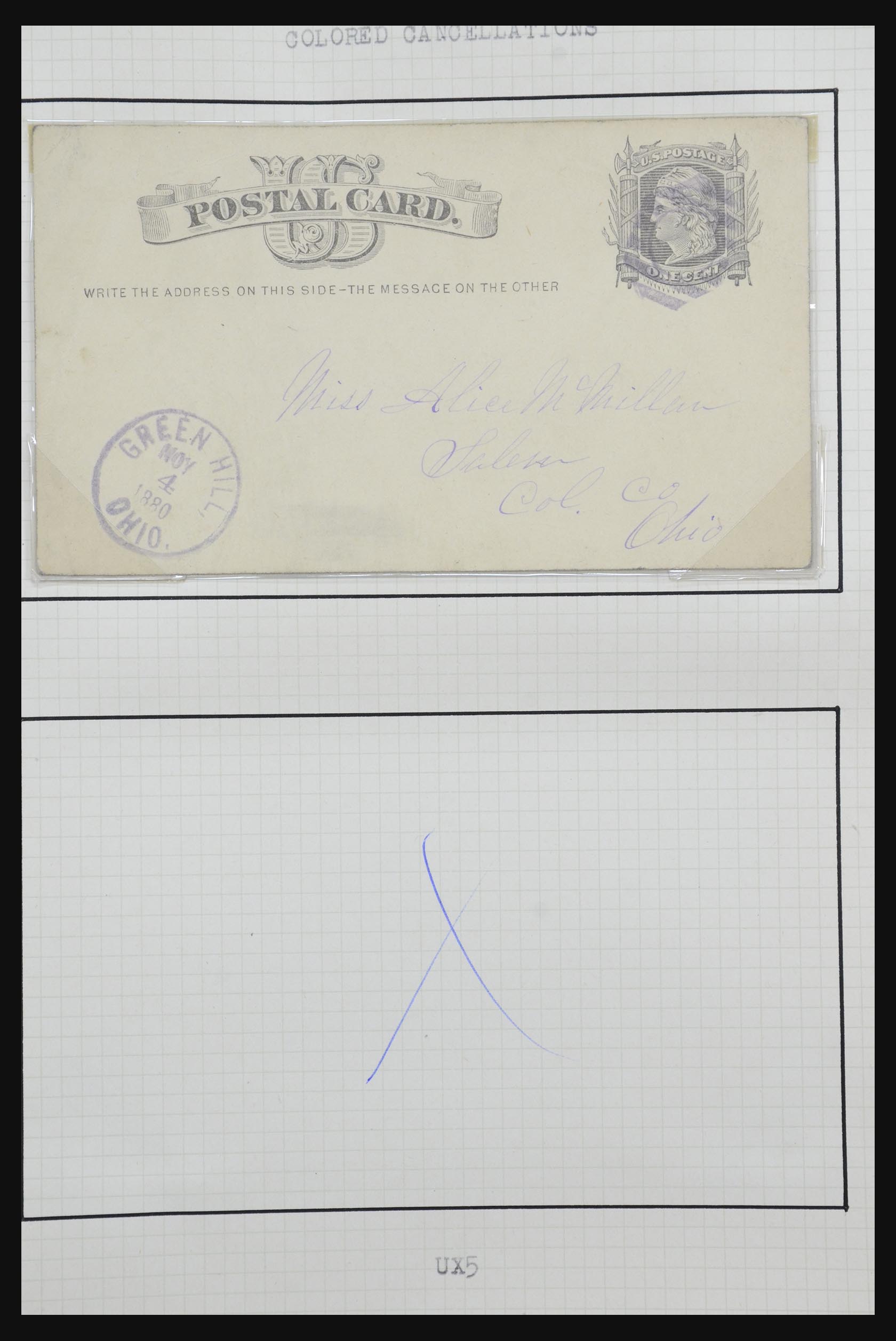 32209 020 - 32209 USA postal cards 1873-1950.