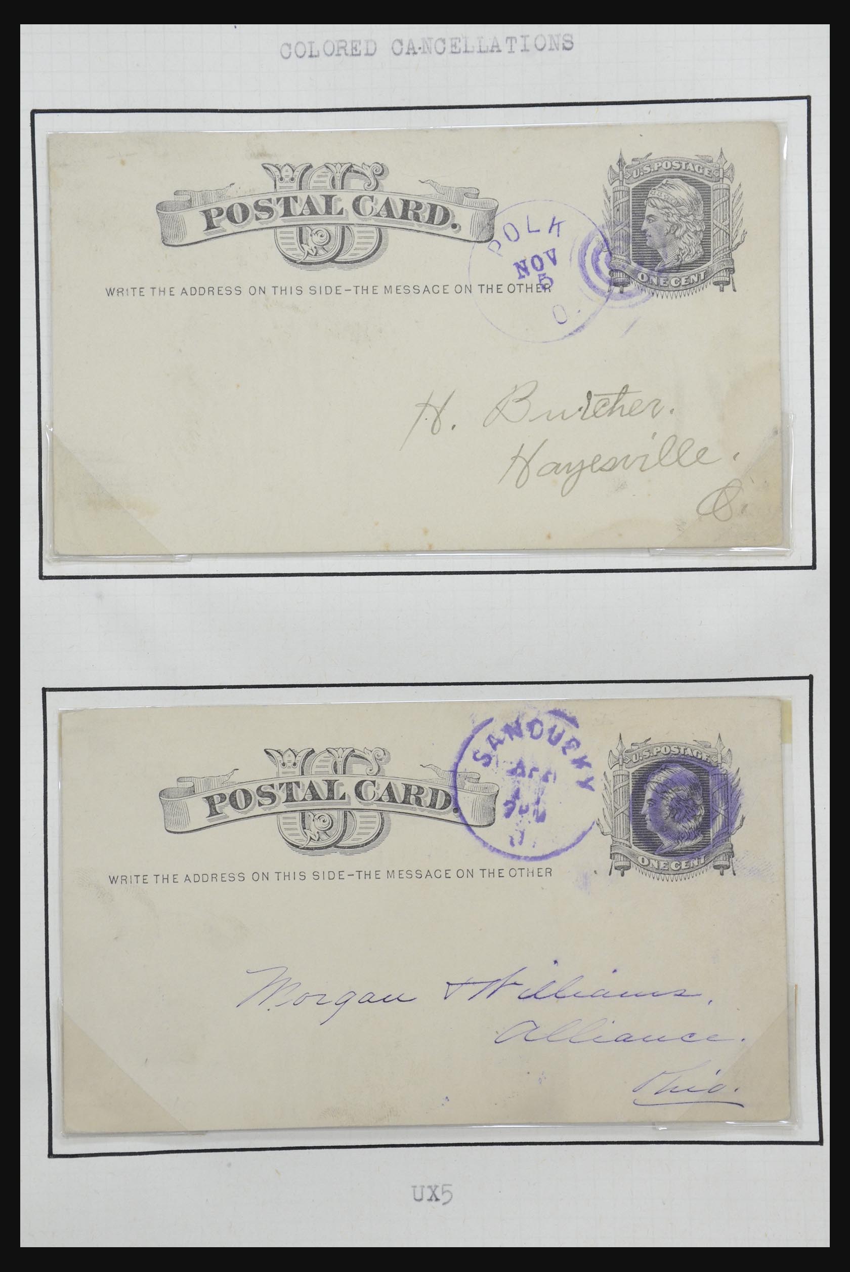32209 025 - 32209 USA briefkaarten 1873-1950.