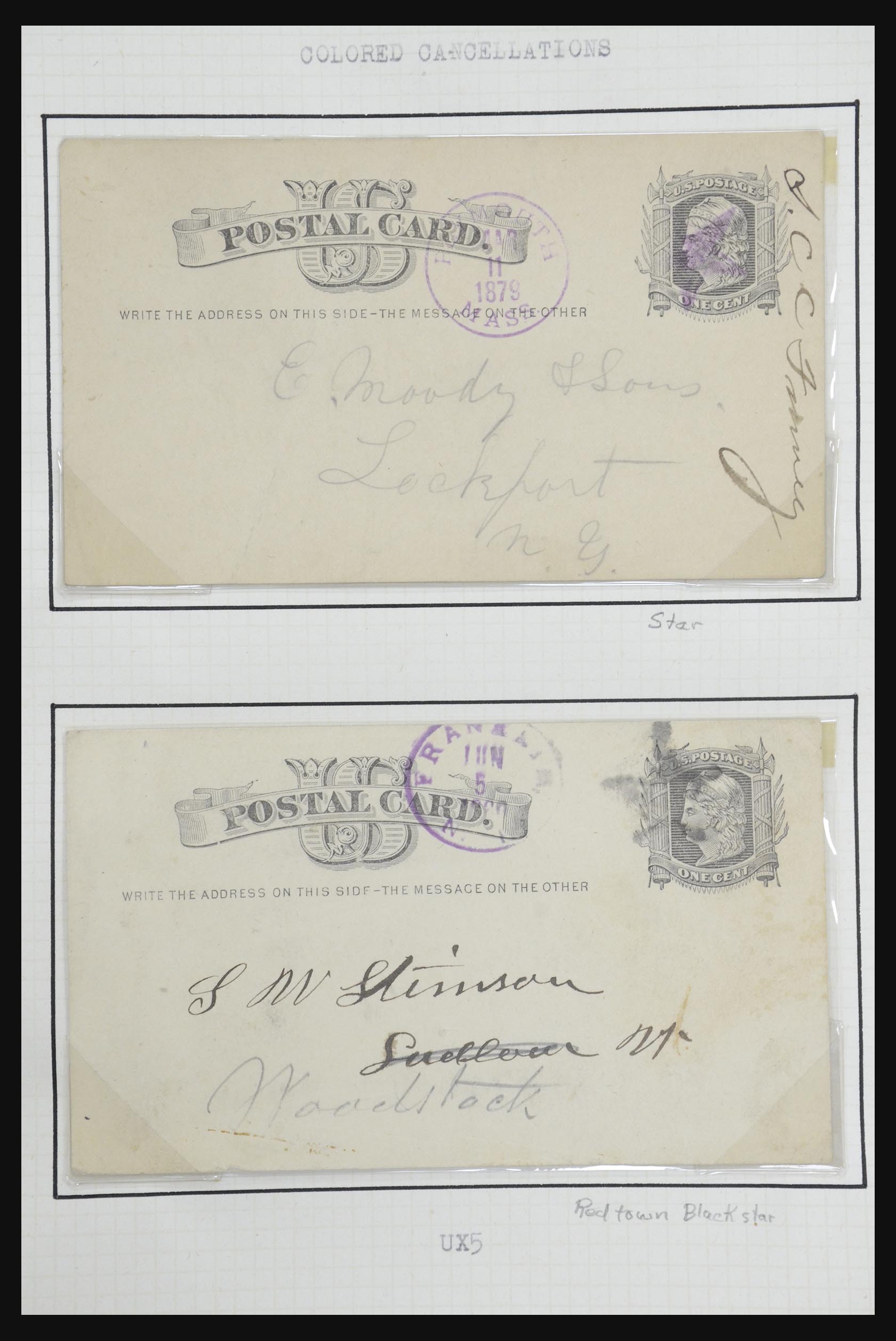 32209 028 - 32209 USA briefkaarten 1873-1950.
