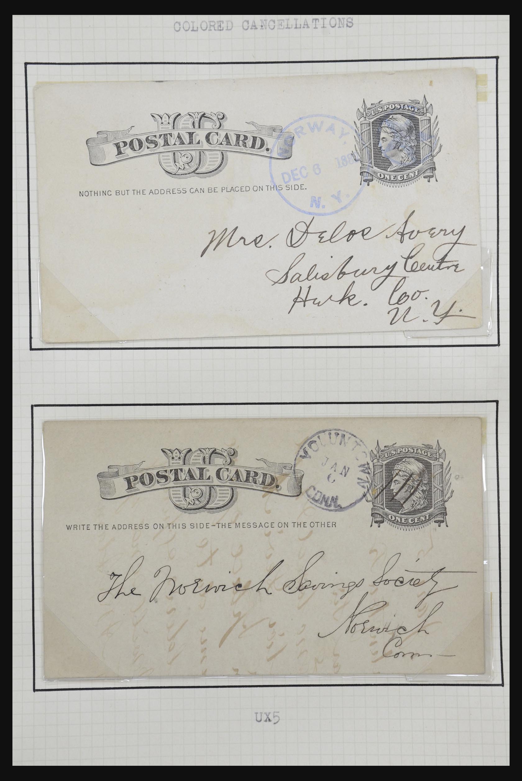 32209 031 - 32209 USA briefkaarten 1873-1950.