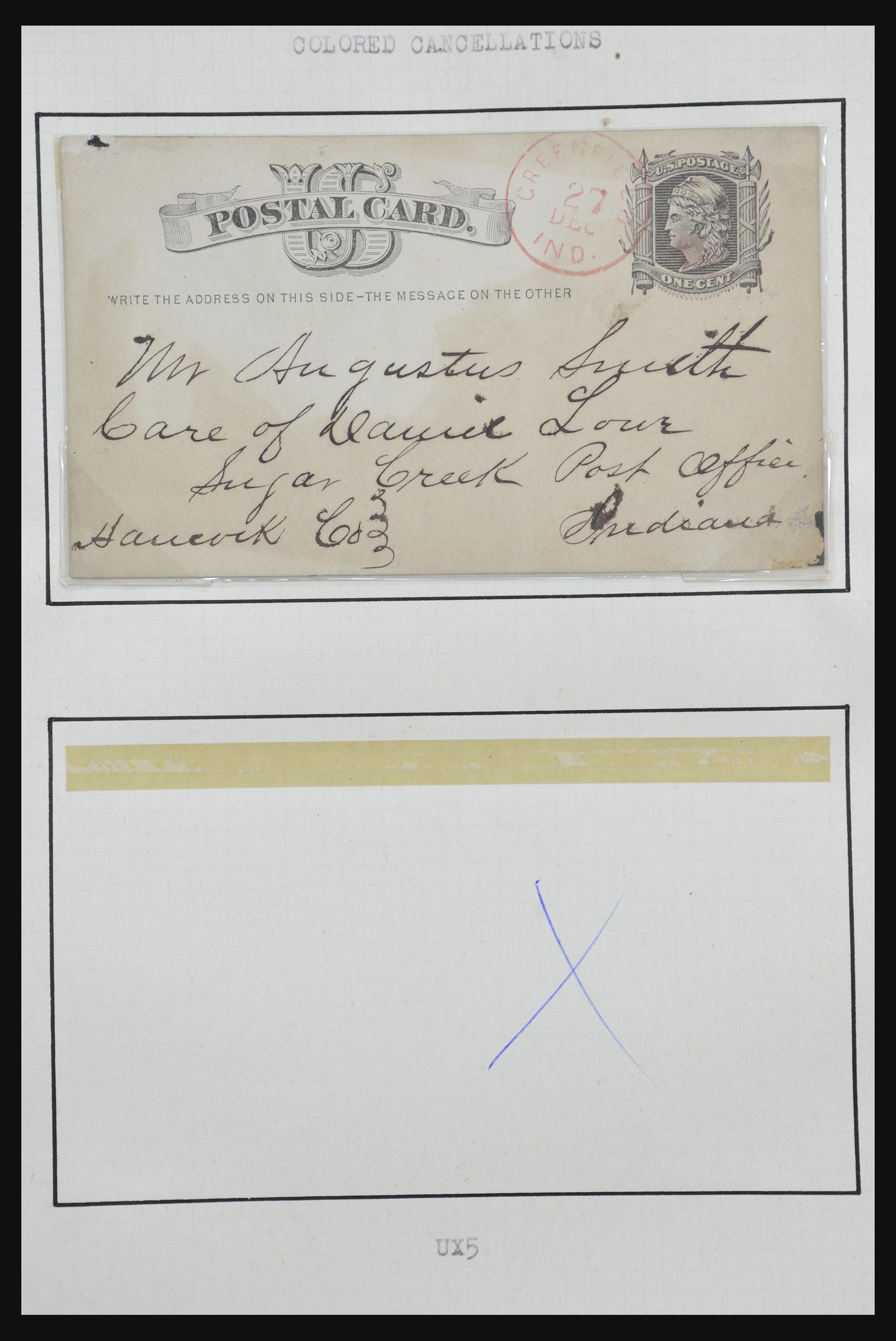 32209 033 - 32209 USA postal cards 1873-1950.