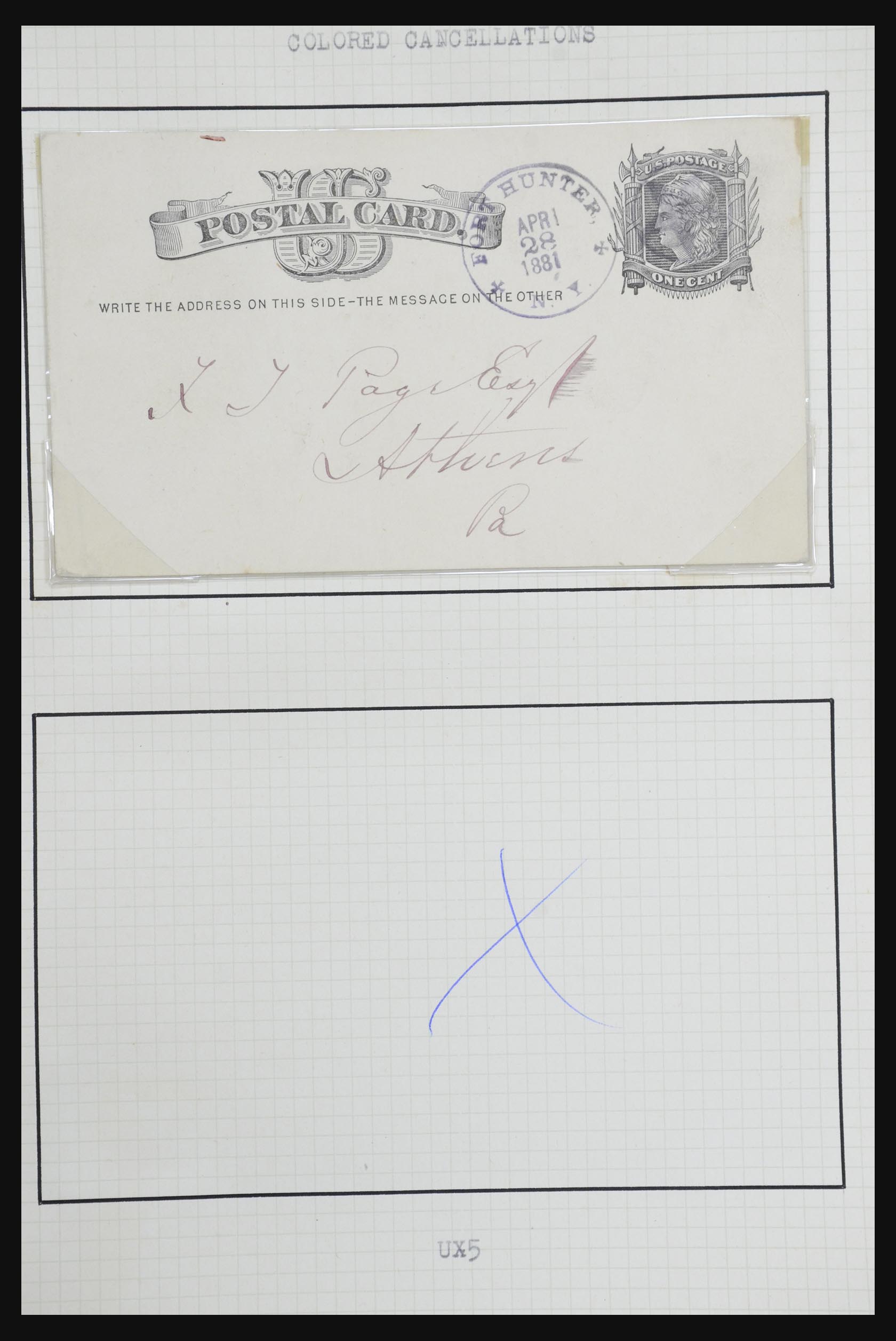32209 034 - 32209 USA postal cards 1873-1950.