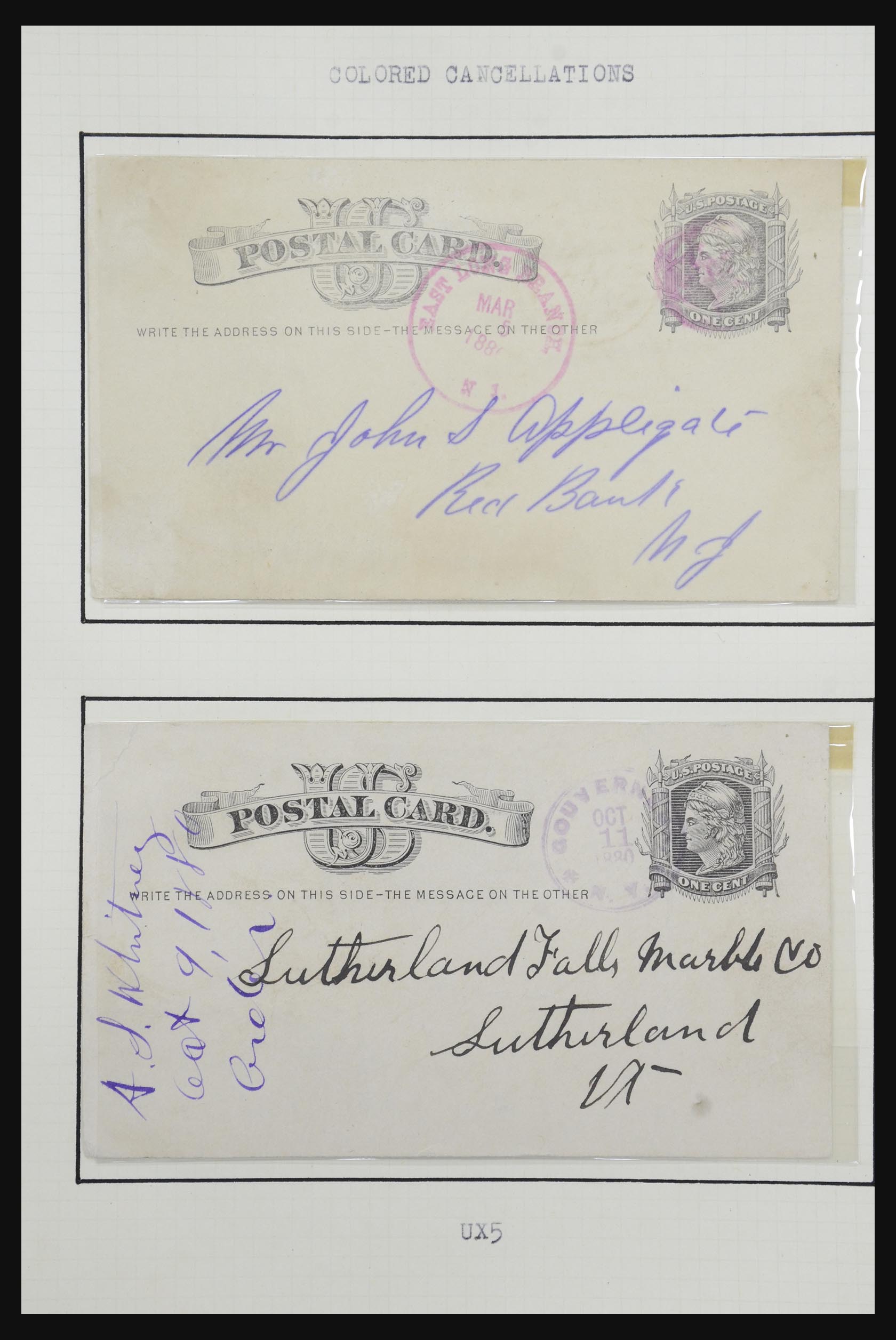32209 037 - 32209 USA briefkaarten 1873-1950.