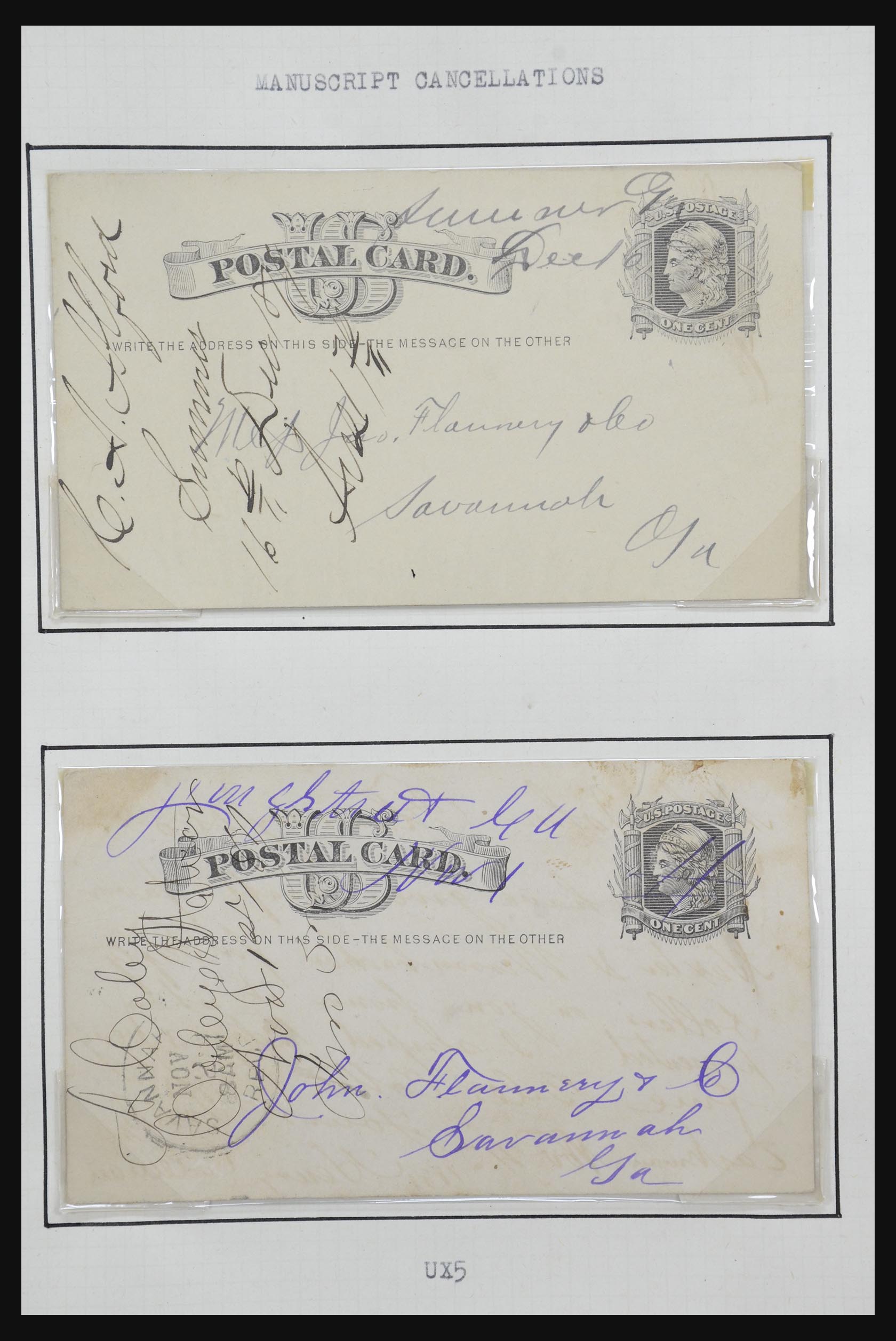 32209 041 - 32209 USA briefkaarten 1873-1950.