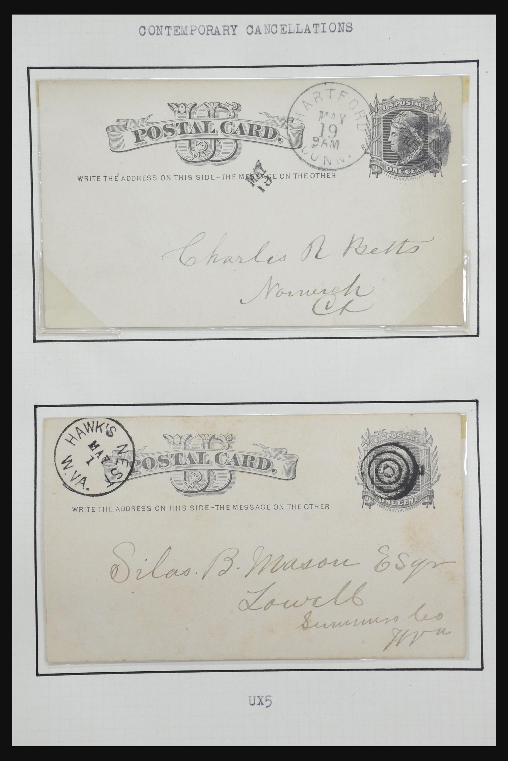 32209 045 - 32209 USA briefkaarten 1873-1950.