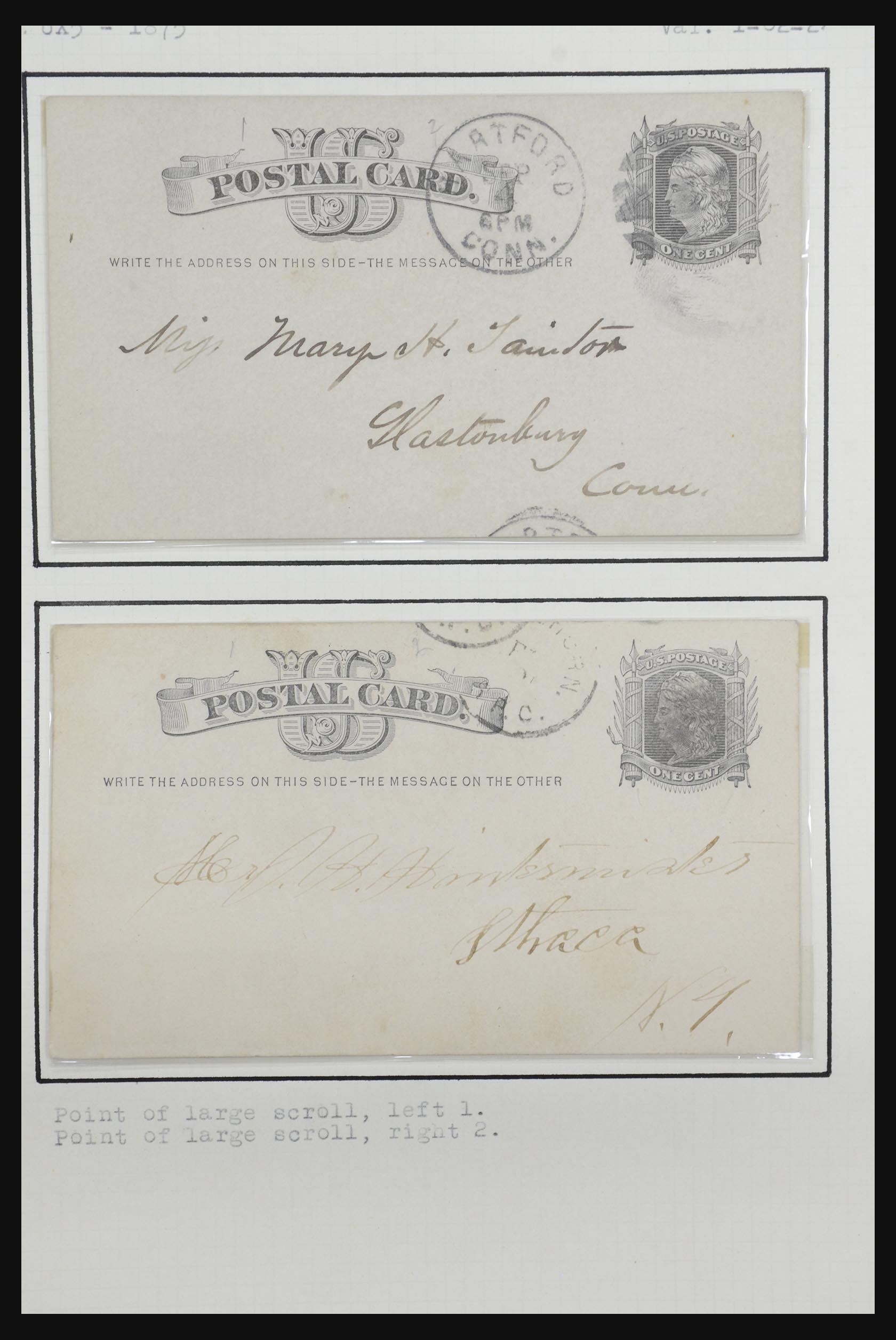 32209 051 - 32209 USA briefkaarten 1873-1950.