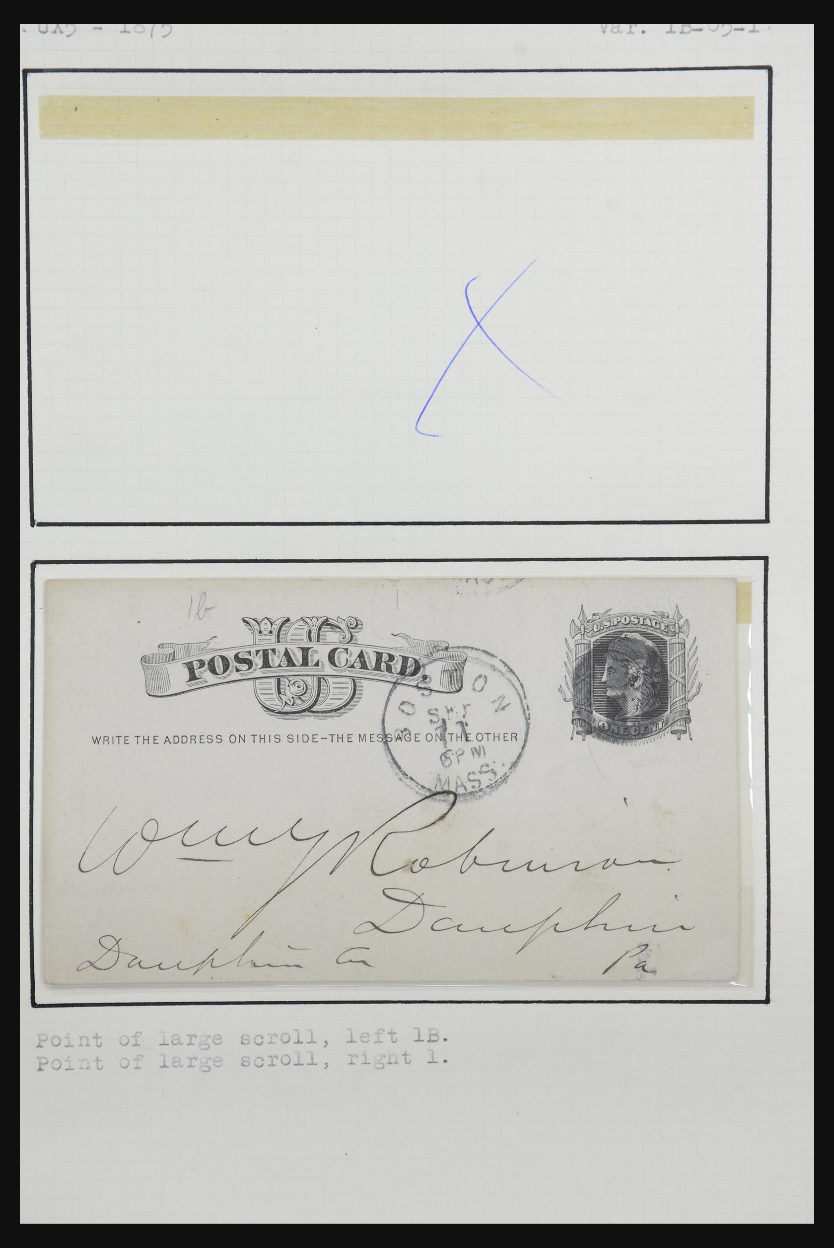 32209 054 - 32209 USA briefkaarten 1873-1950.