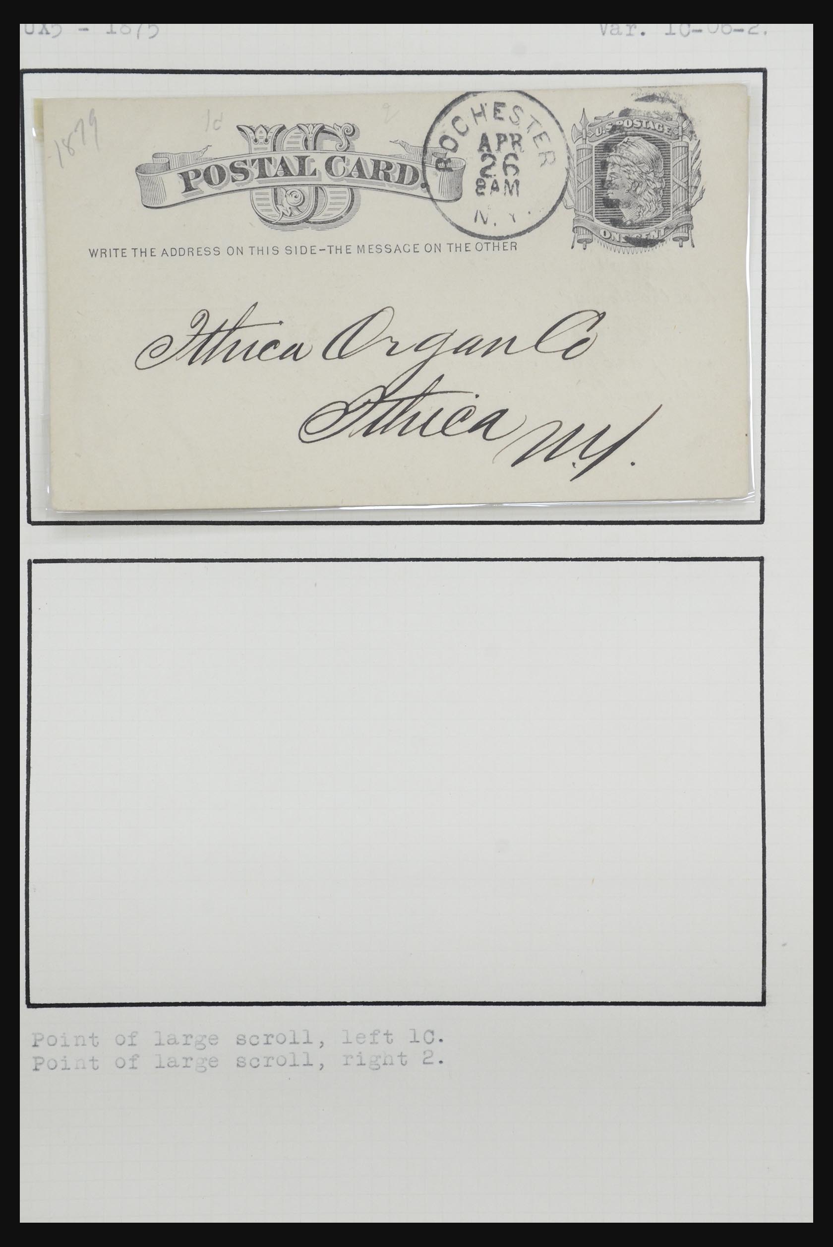 32209 055 - 32209 USA briefkaarten 1873-1950.