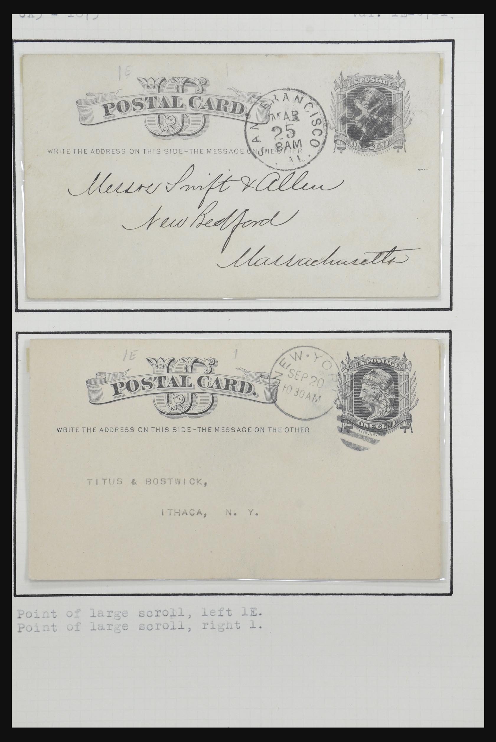 32209 057 - 32209 USA briefkaarten 1873-1950.