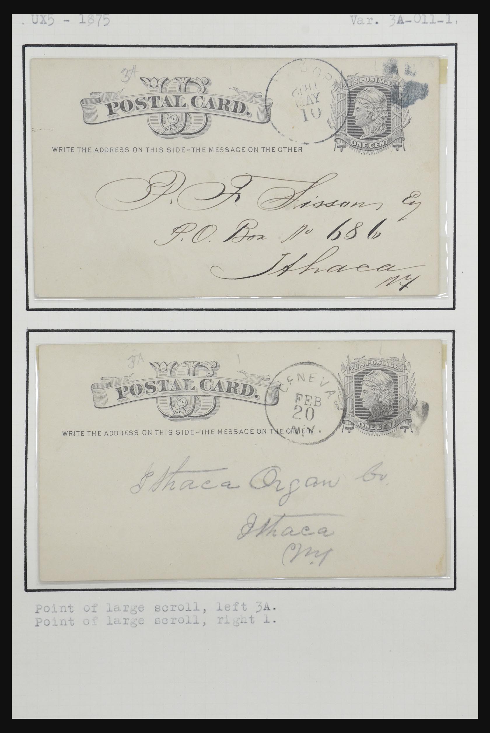 32209 061 - 32209 USA briefkaarten 1873-1950.