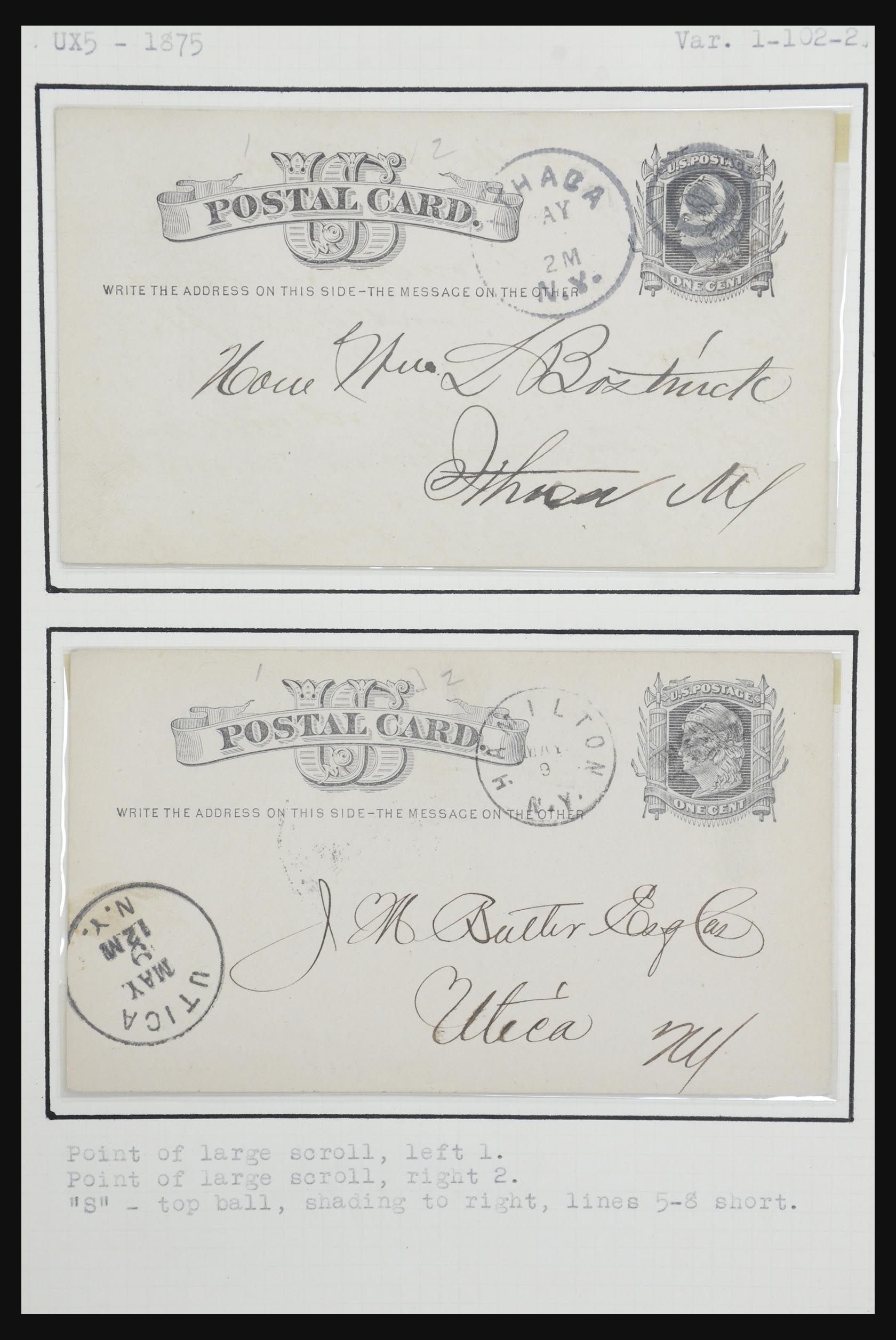32209 067 - 32209 USA postal cards 1873-1950.