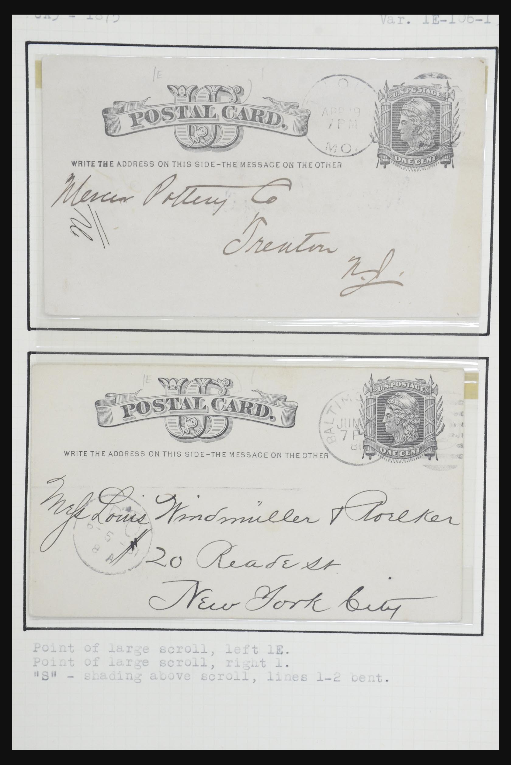 32209 070 - 32209 USA briefkaarten 1873-1950.