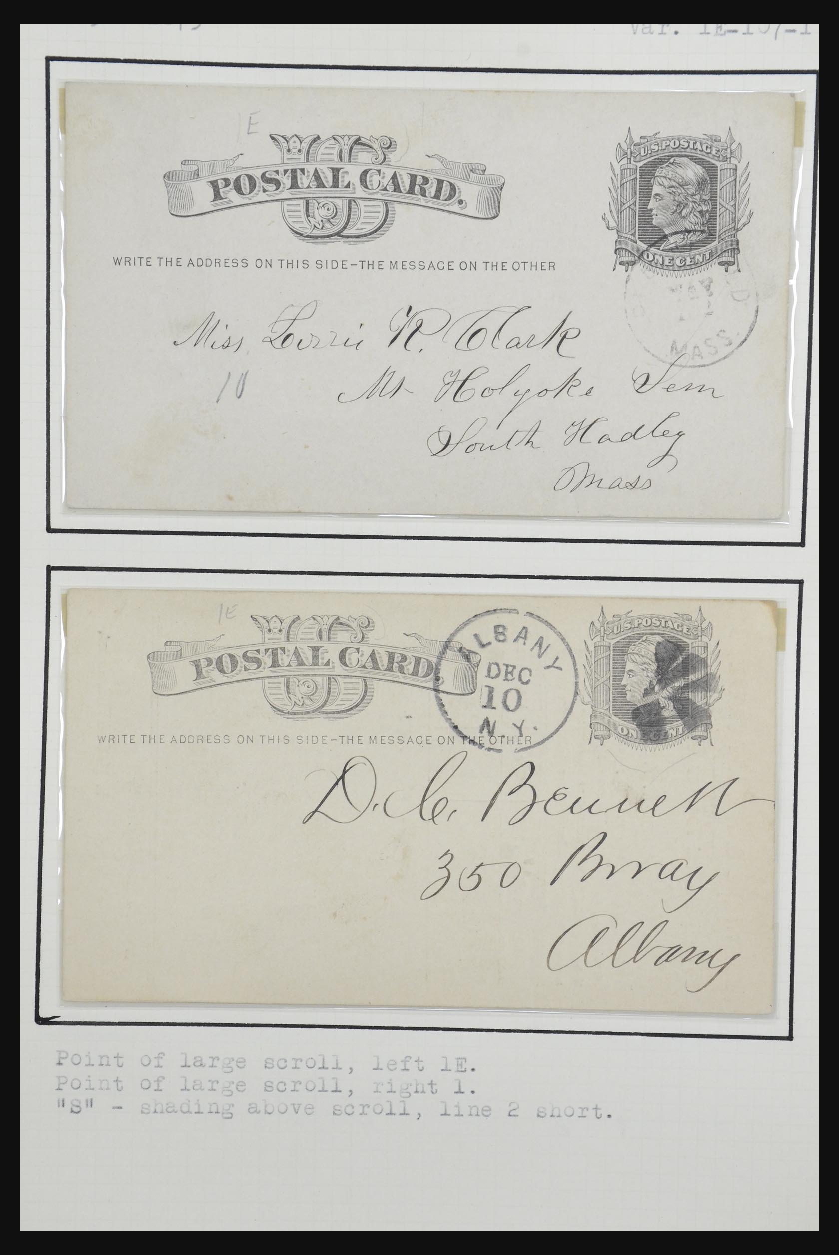 32209 071 - 32209 USA briefkaarten 1873-1950.