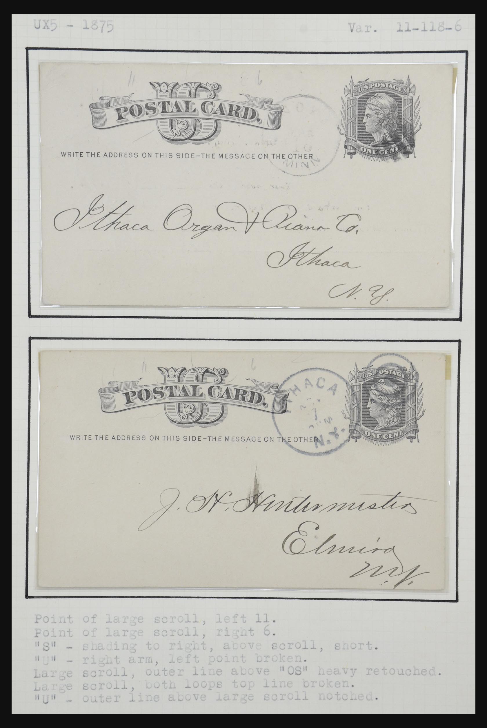 32209 083 - 32209 USA briefkaarten 1873-1950.