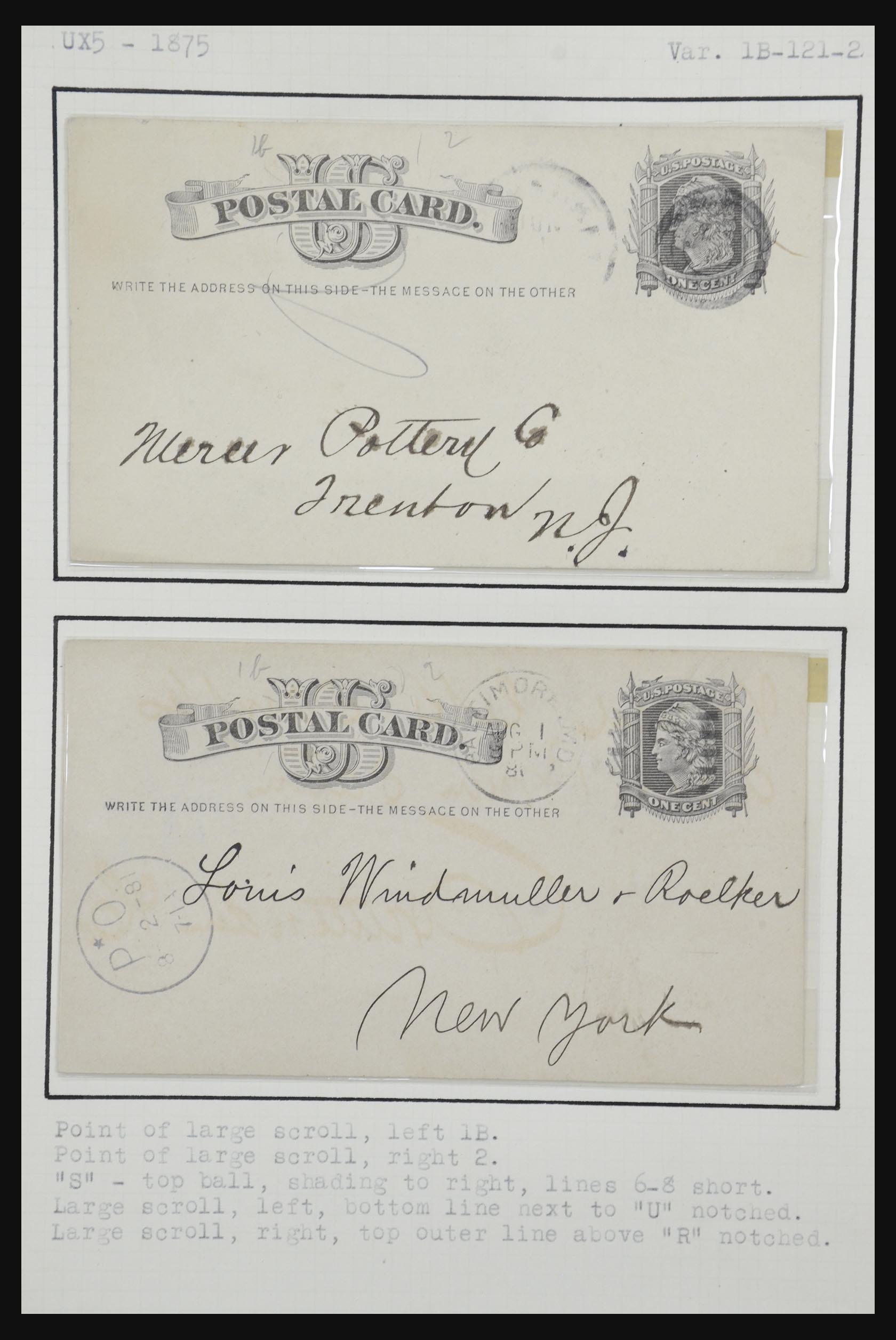 32209 086 - 32209 USA briefkaarten 1873-1950.