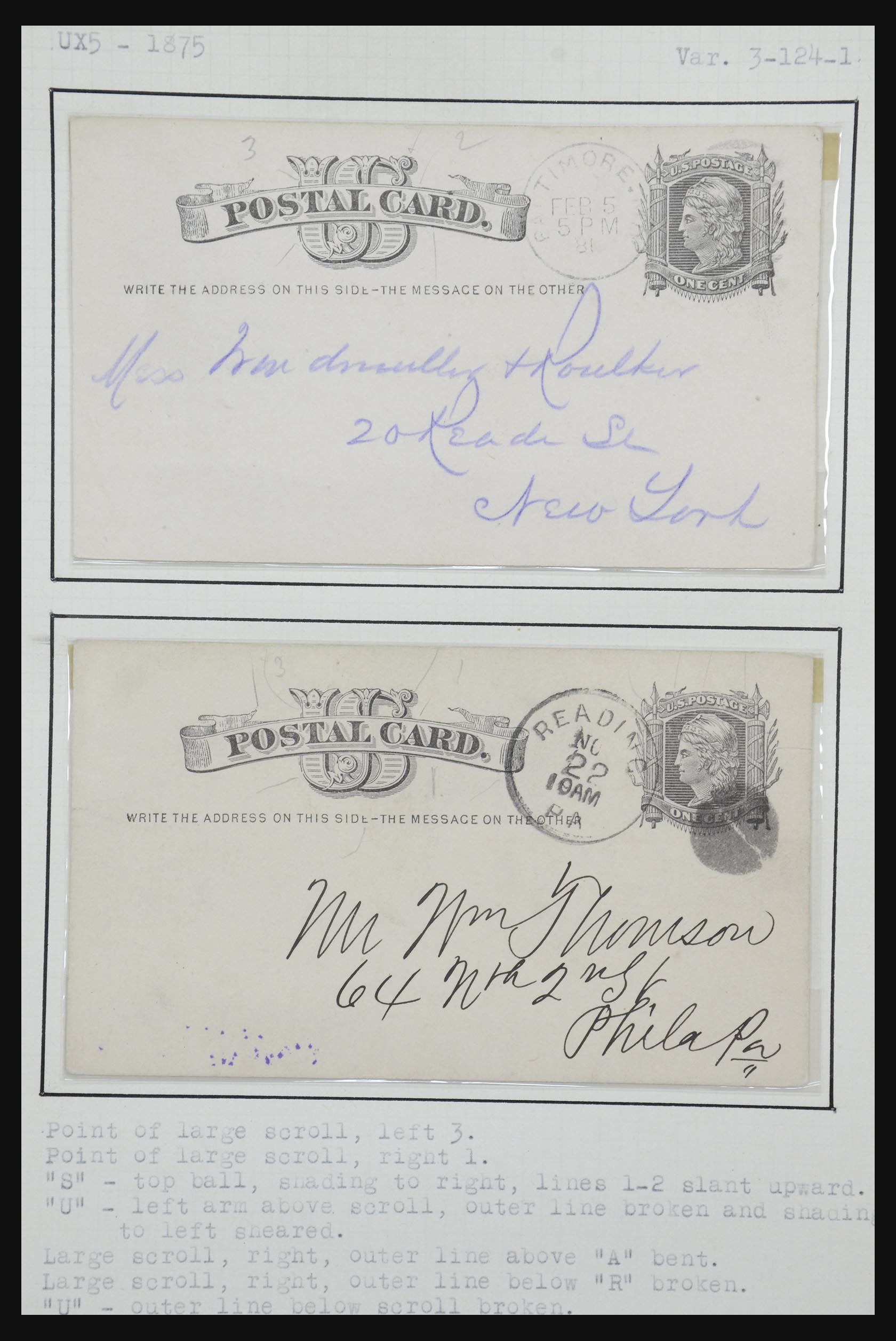 32209 089 - 32209 USA postal cards 1873-1950.