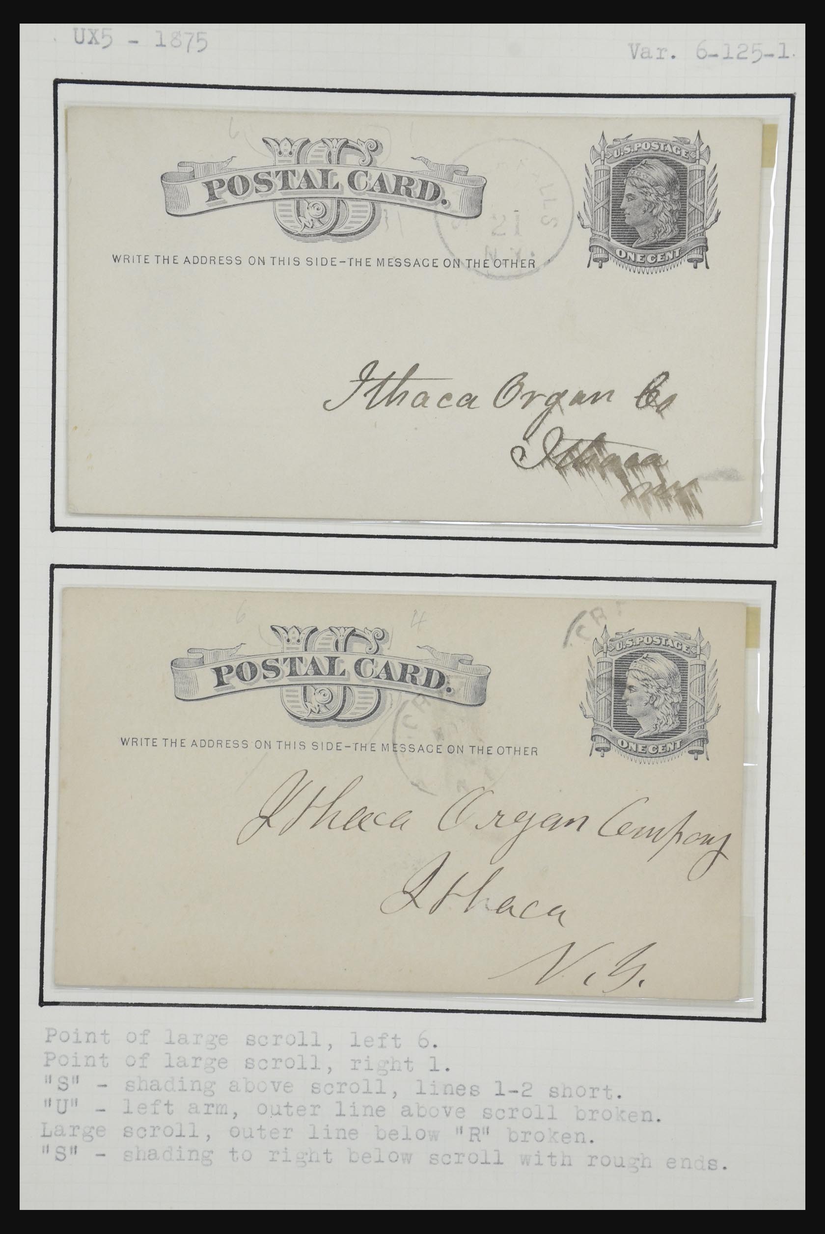 32209 090 - 32209 USA postal cards 1873-1950.