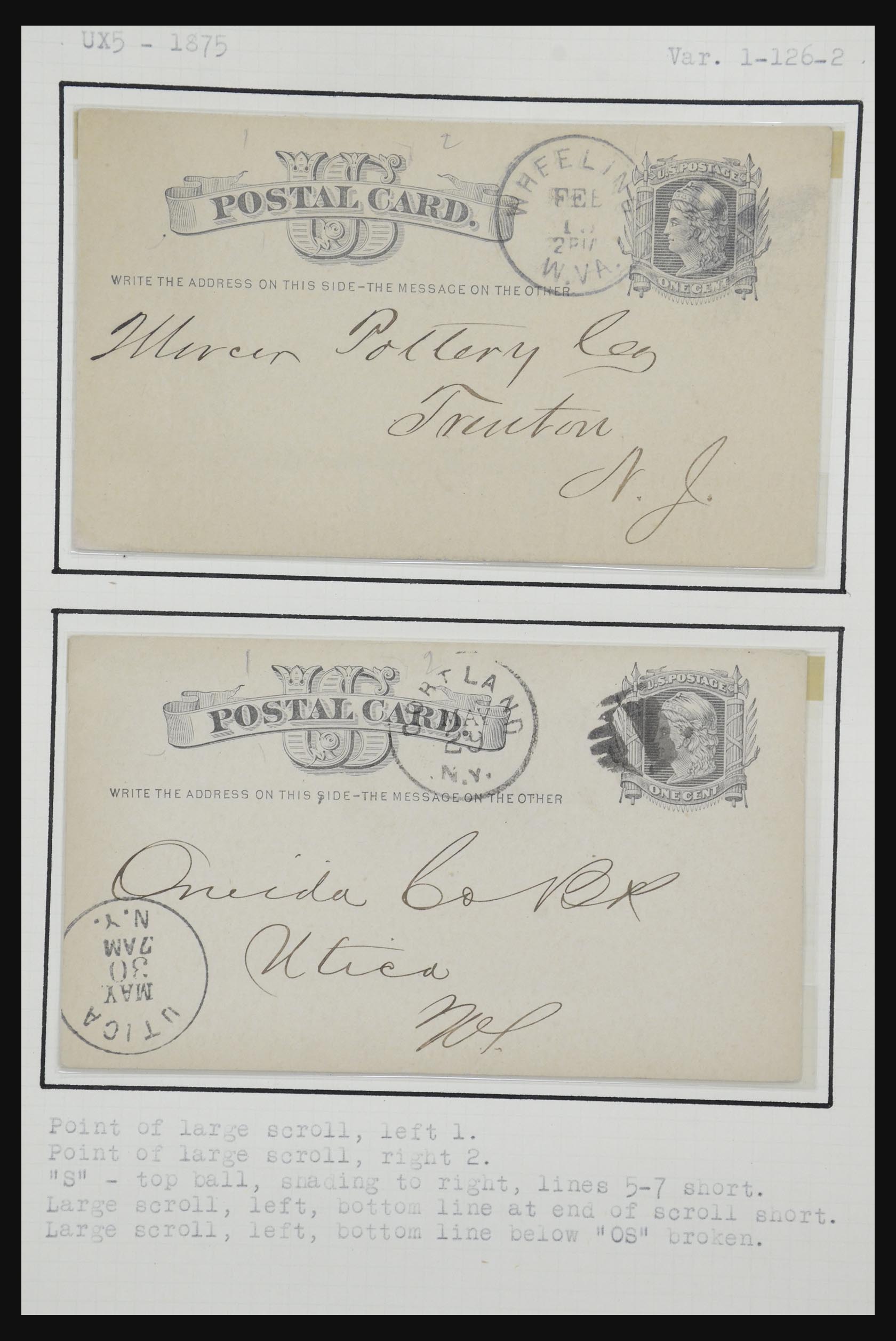 32209 091 - 32209 USA postal cards 1873-1950.