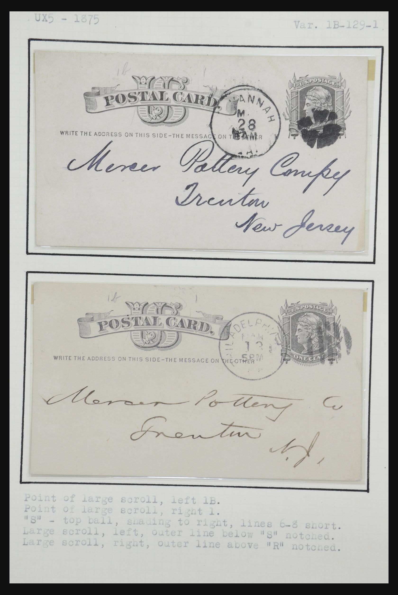 32209 093 - 32209 USA postal cards 1873-1950.