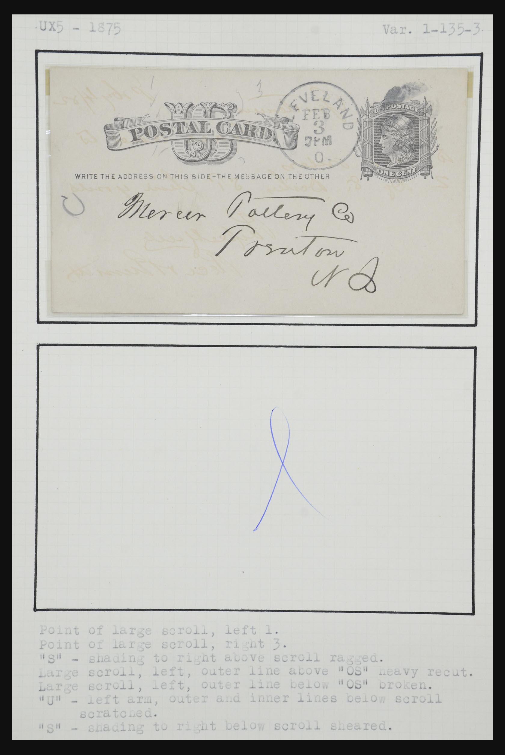32209 099 - 32209 USA postal cards 1873-1950.