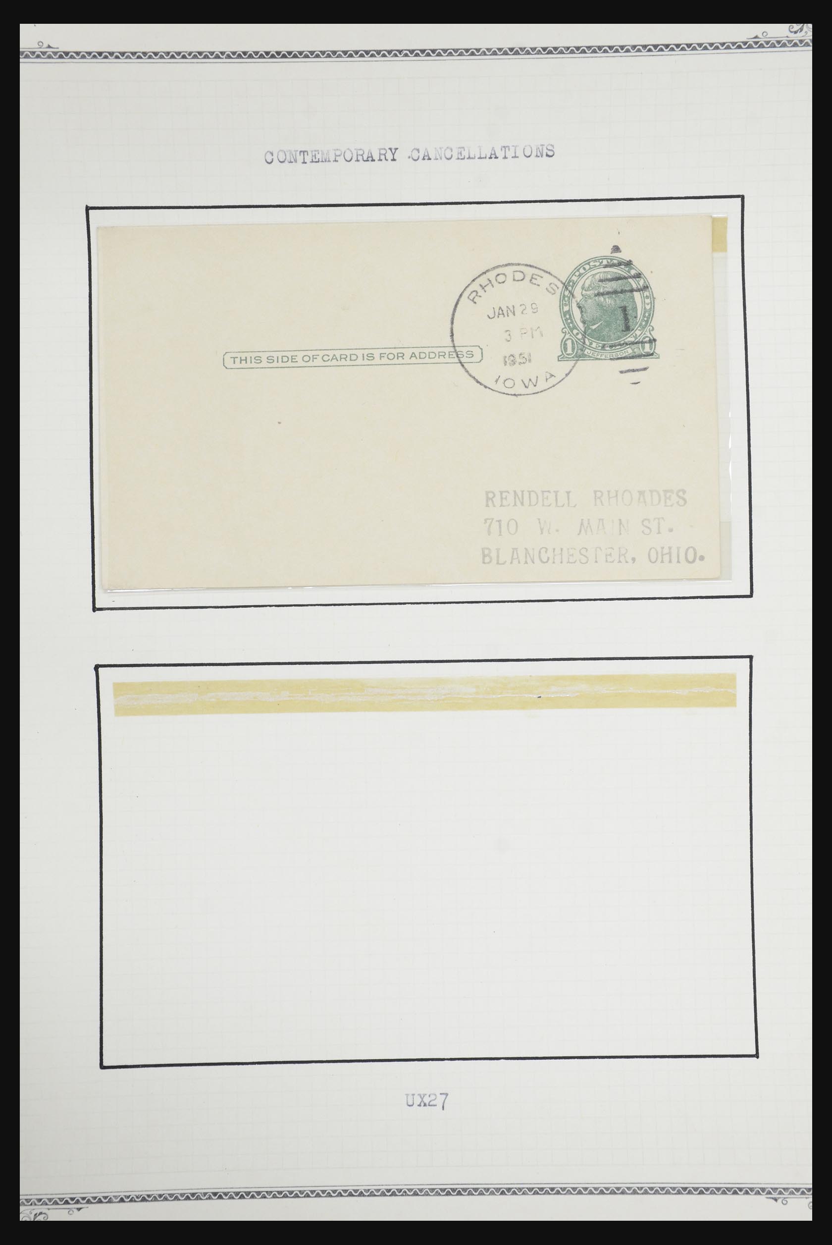32209 526 - 32209 USA postal cards 1873-1950.