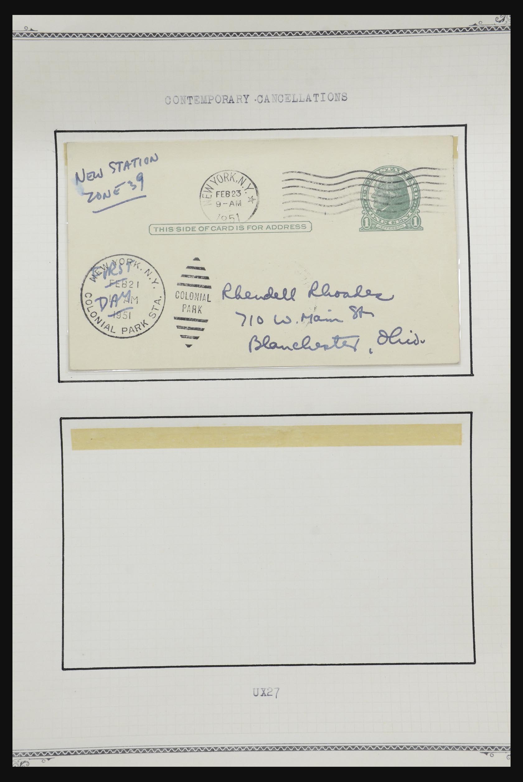 32209 527 - 32209 USA postal cards 1873-1950.