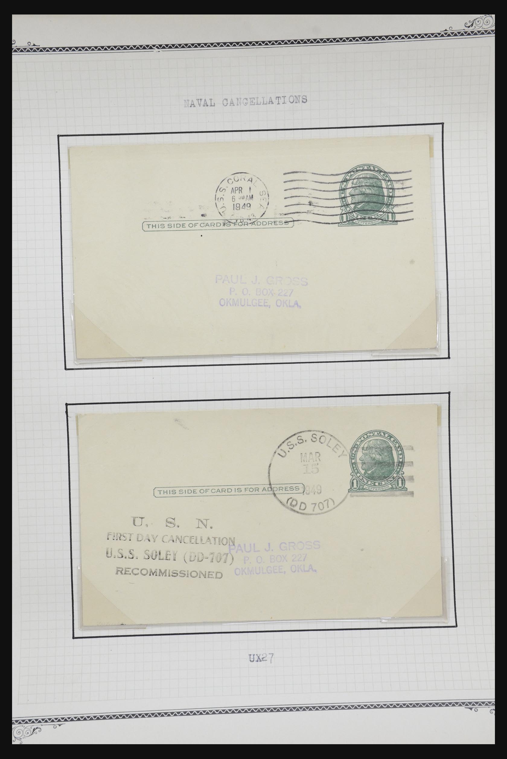 32209 552 - 32209 USA briefkaarten 1873-1950.