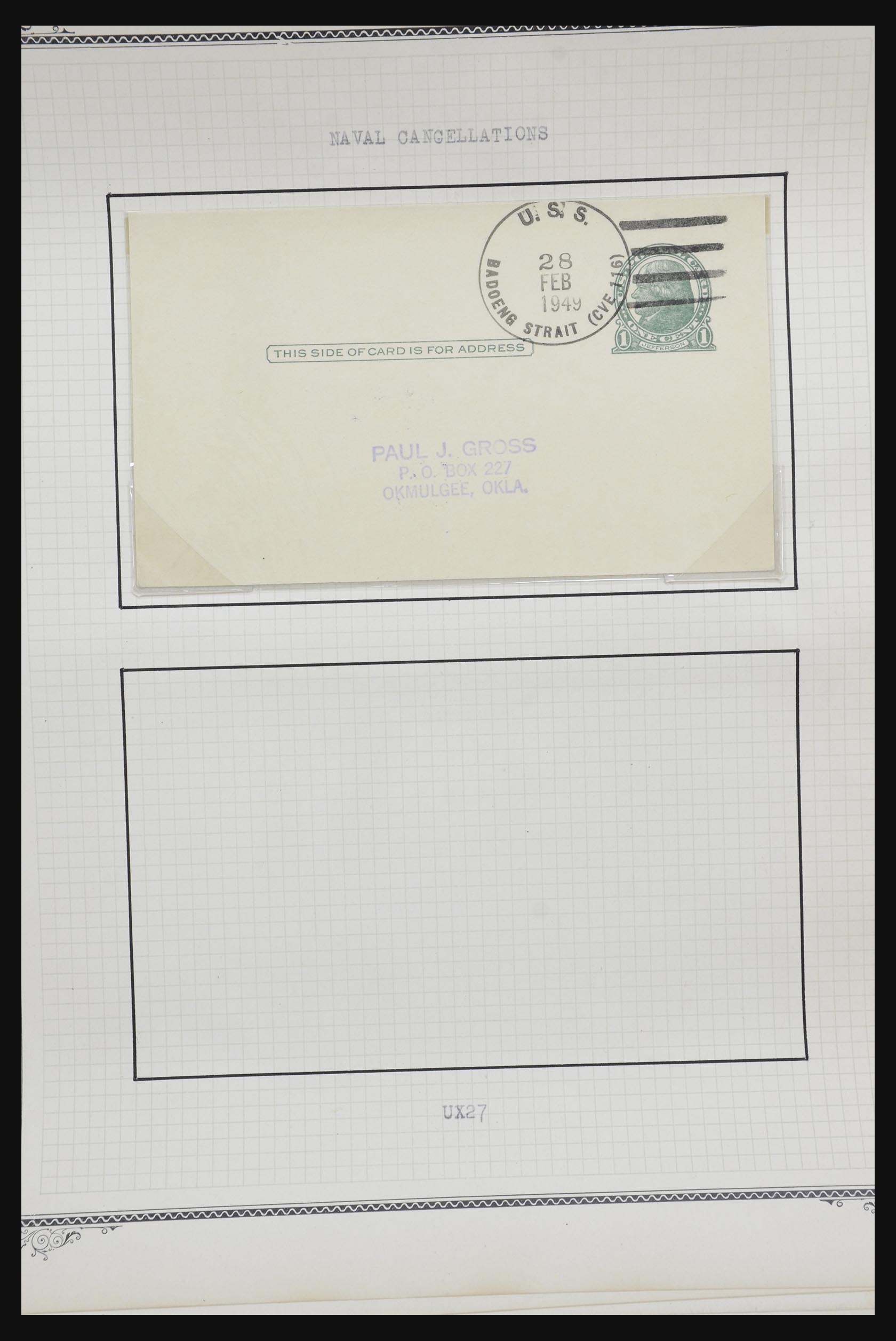 32209 554 - 32209 USA briefkaarten 1873-1950.