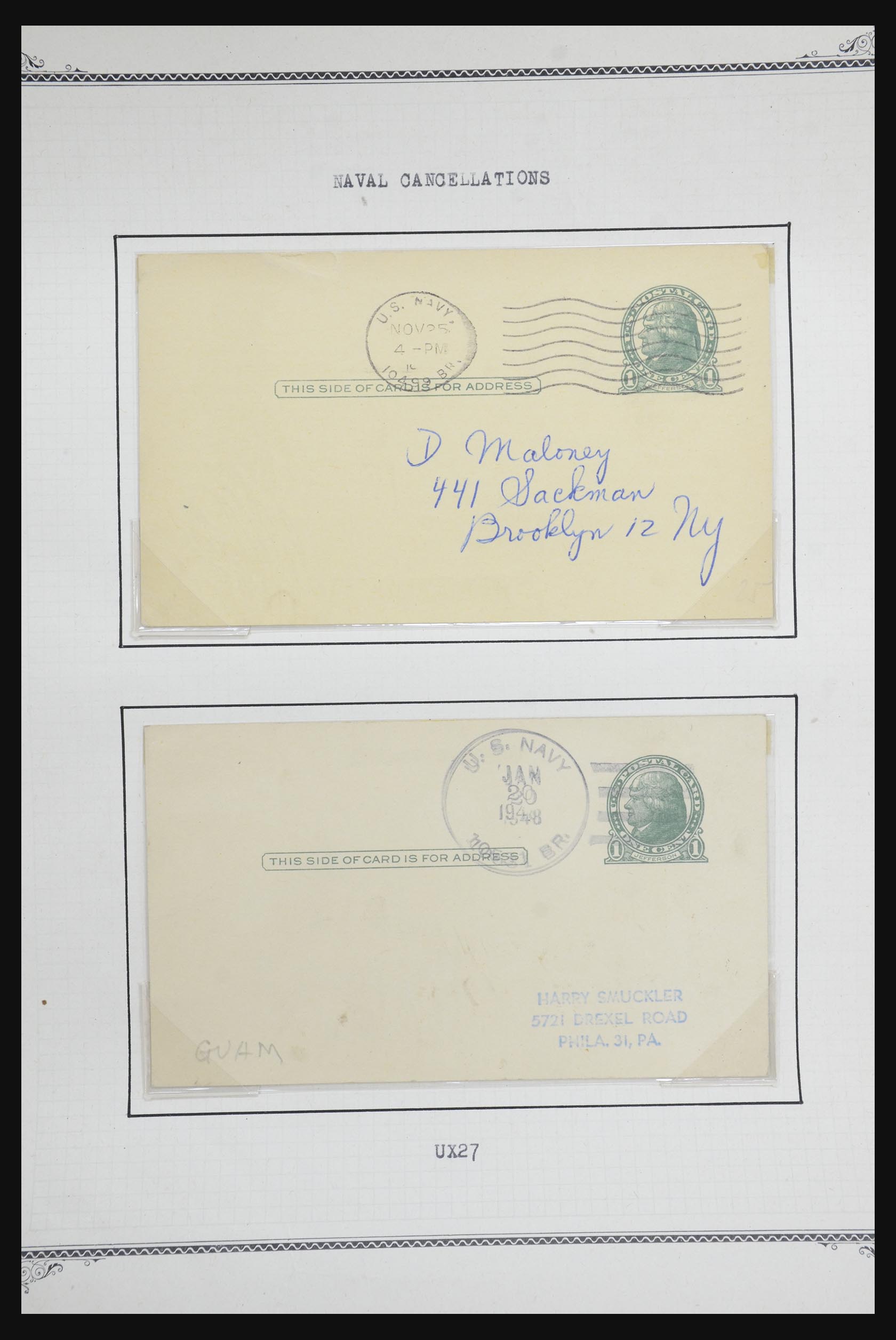 32209 556 - 32209 USA briefkaarten 1873-1950.