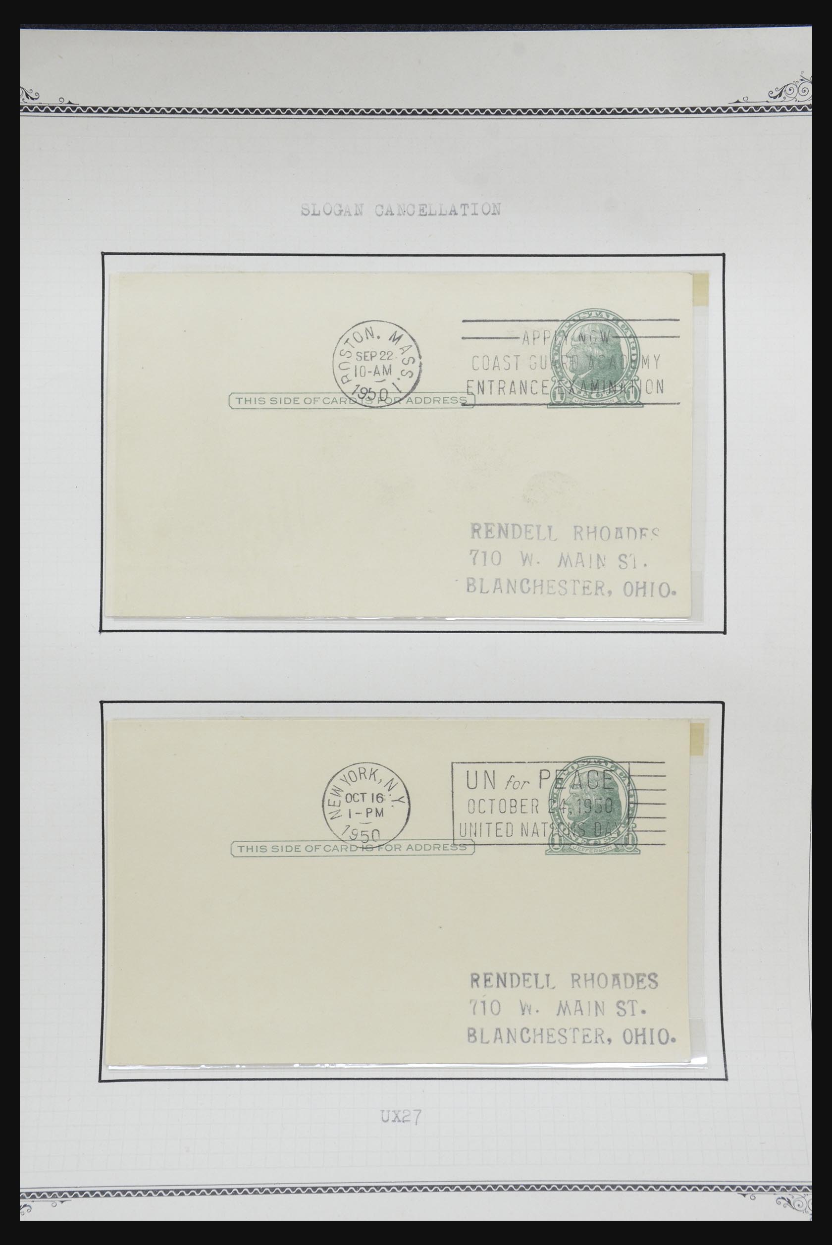32209 560 - 32209 USA briefkaarten 1873-1950.