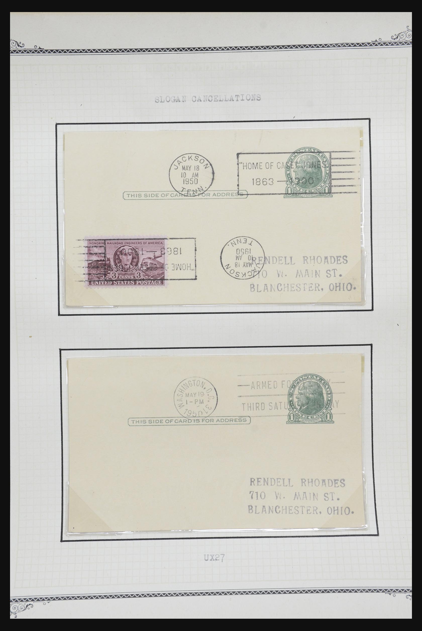 32209 565 - 32209 USA postal cards 1873-1950.