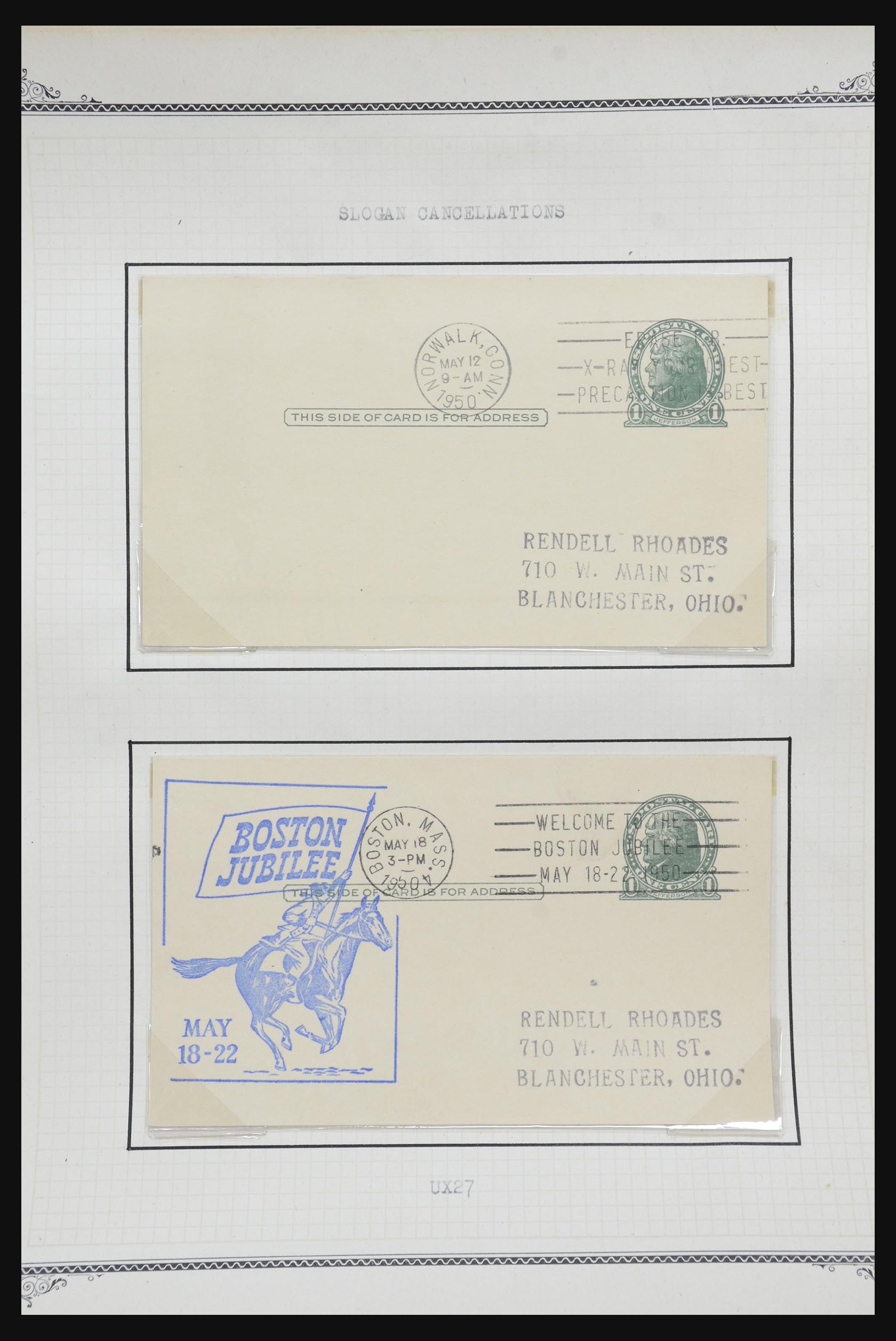 32209 566 - 32209 USA briefkaarten 1873-1950.