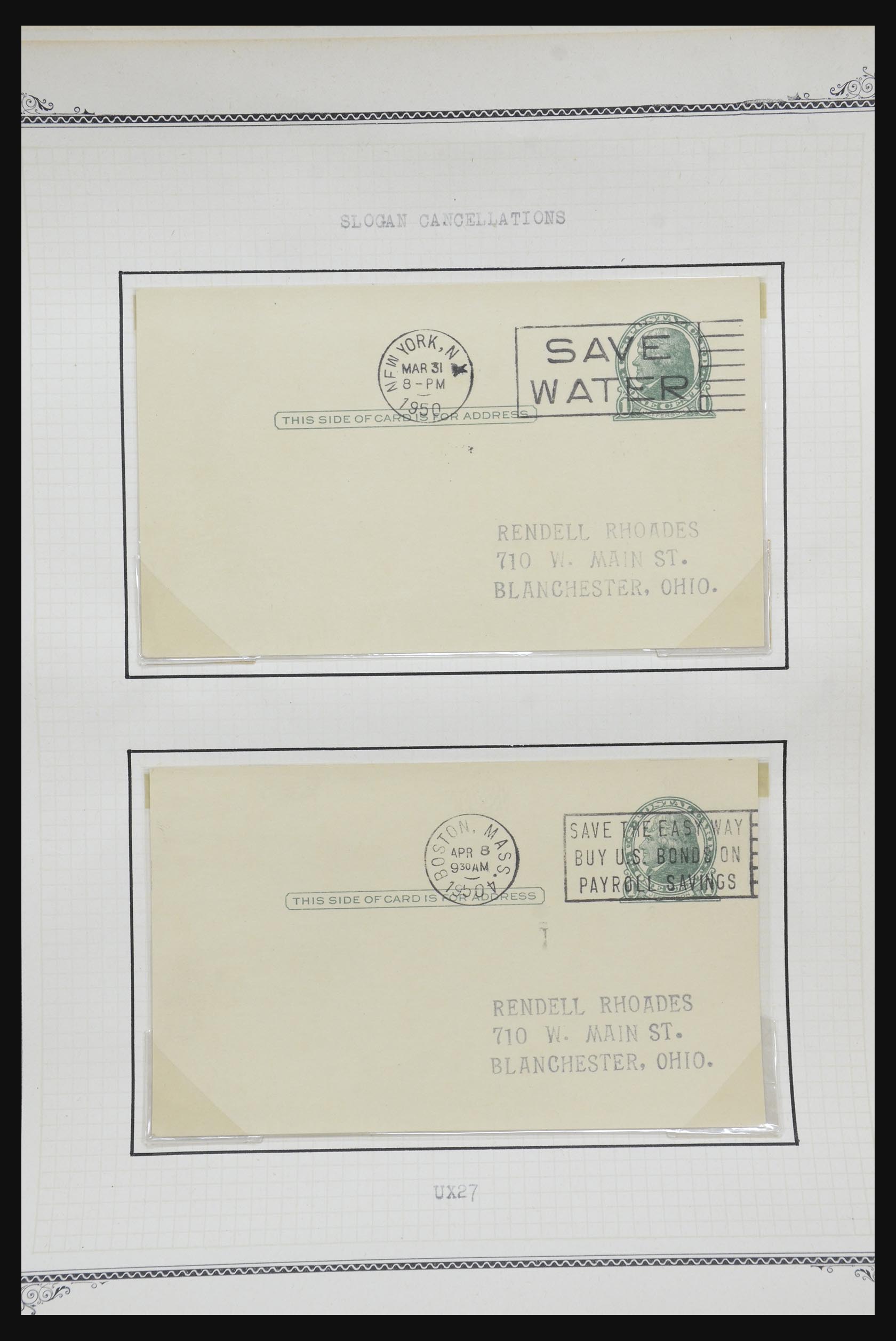 32209 569 - 32209 USA briefkaarten 1873-1950.