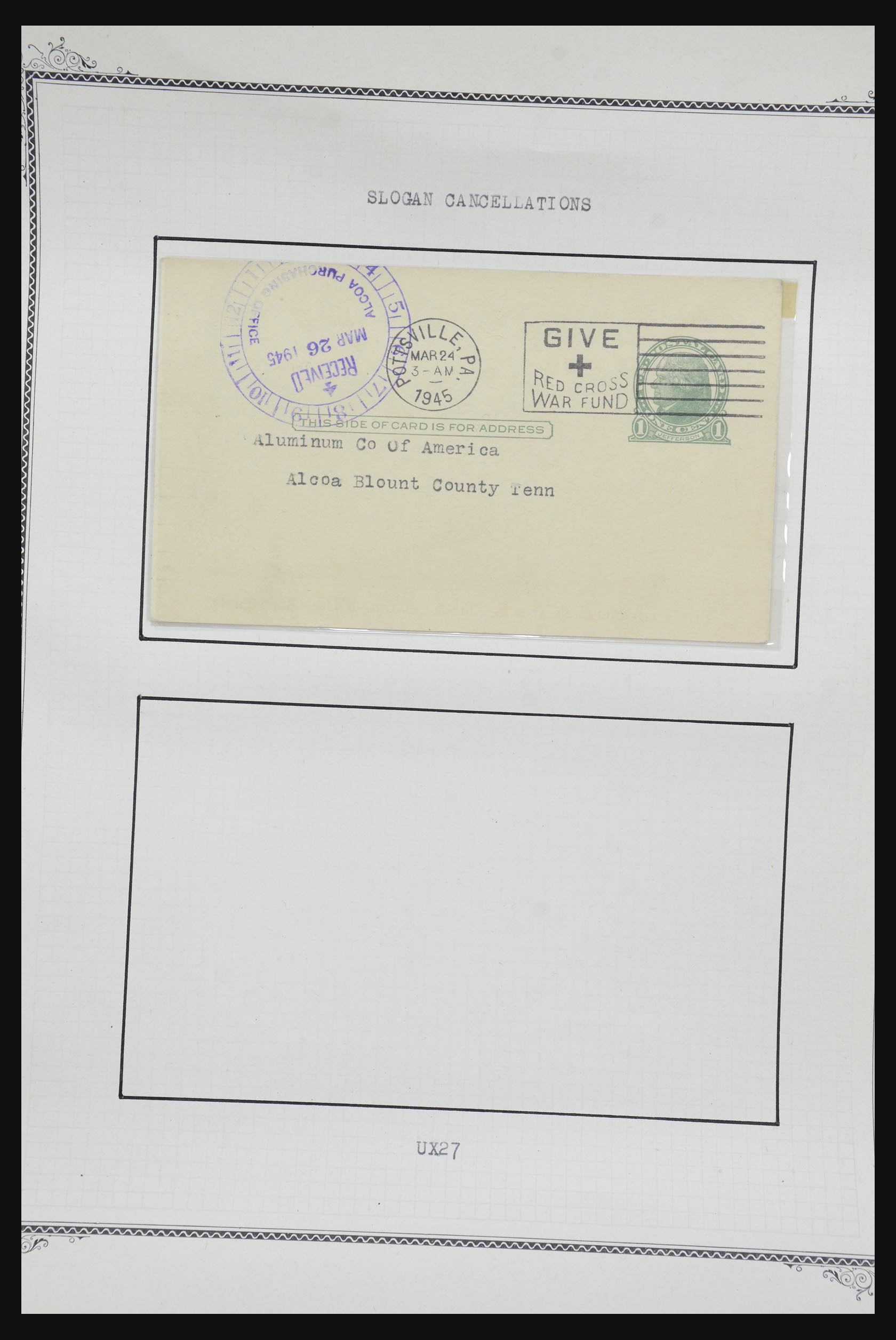 32209 575 - 32209 USA briefkaarten 1873-1950.
