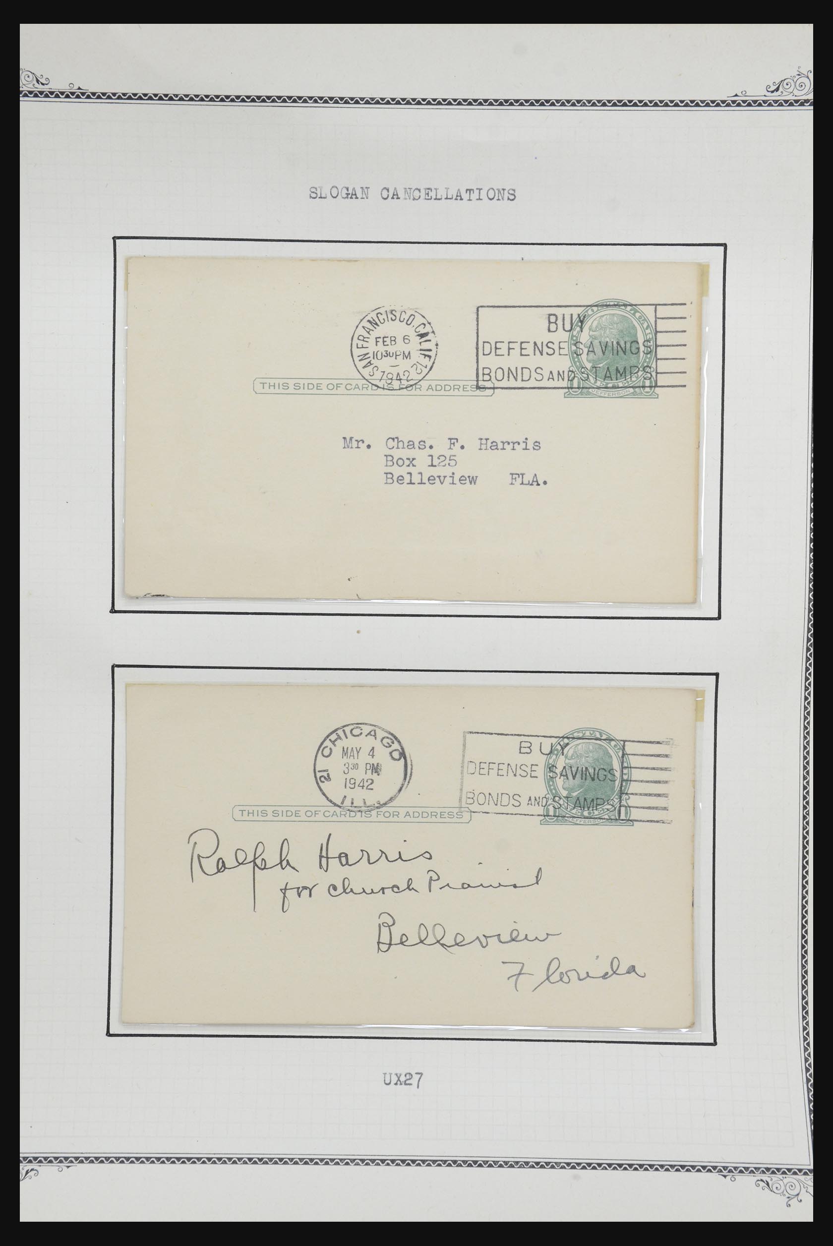 32209 577 - 32209 USA briefkaarten 1873-1950.