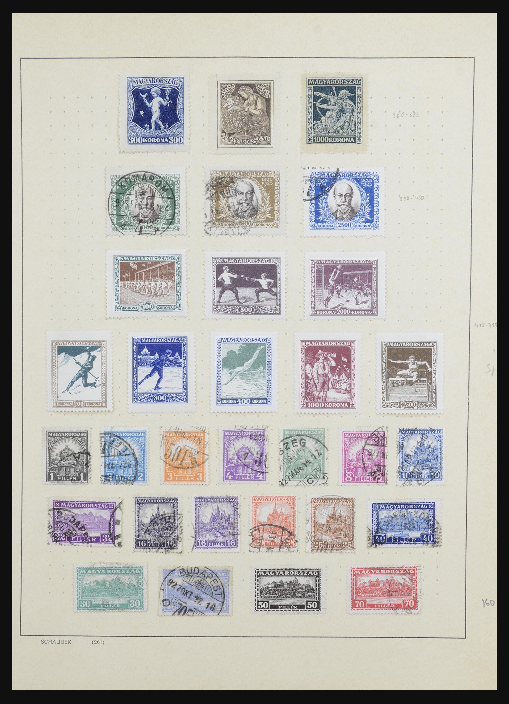 32211 008 - 32211 Hungary 1871-1970.
