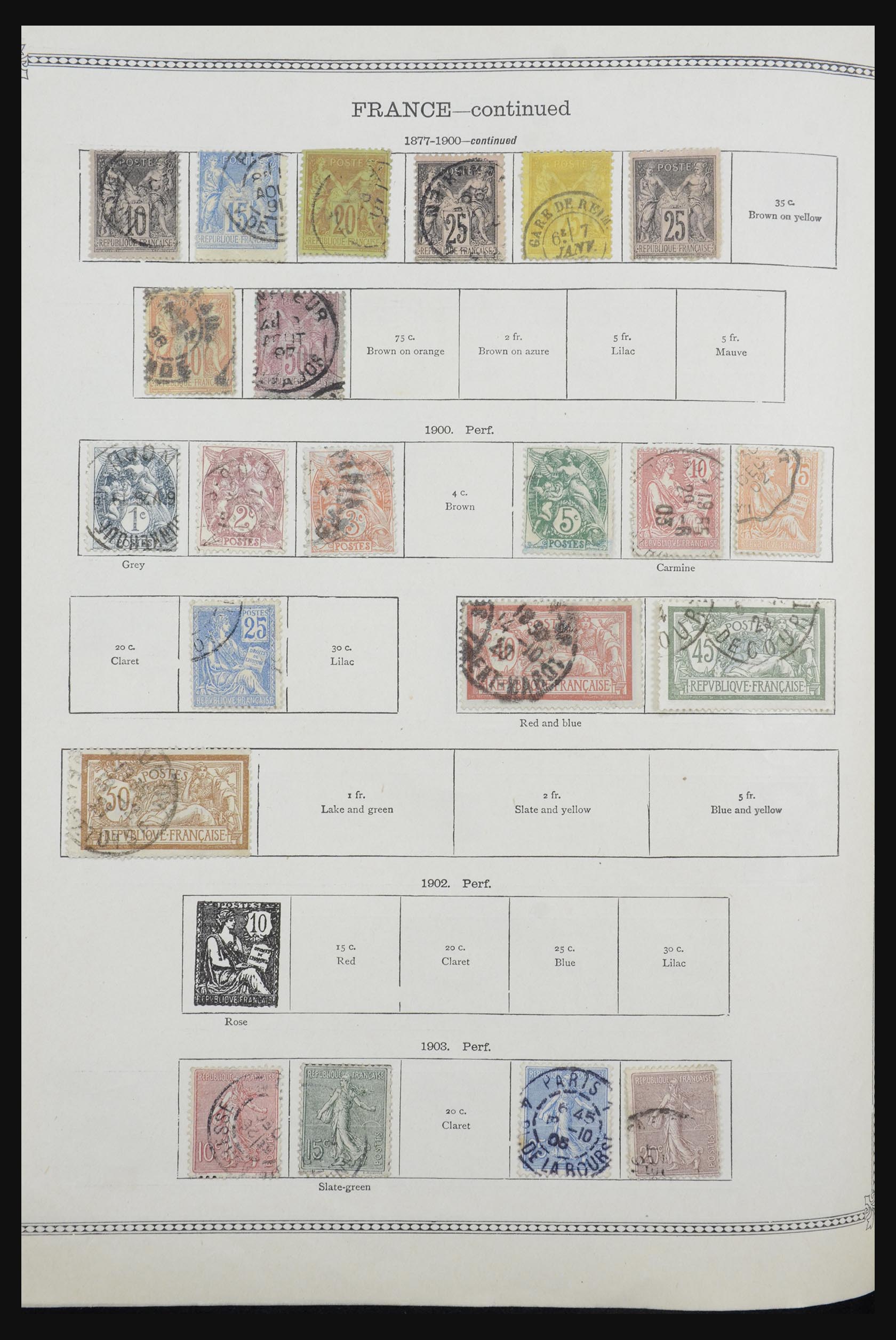 32218 076 - 32218 Wereldverzameling 1849-1914.