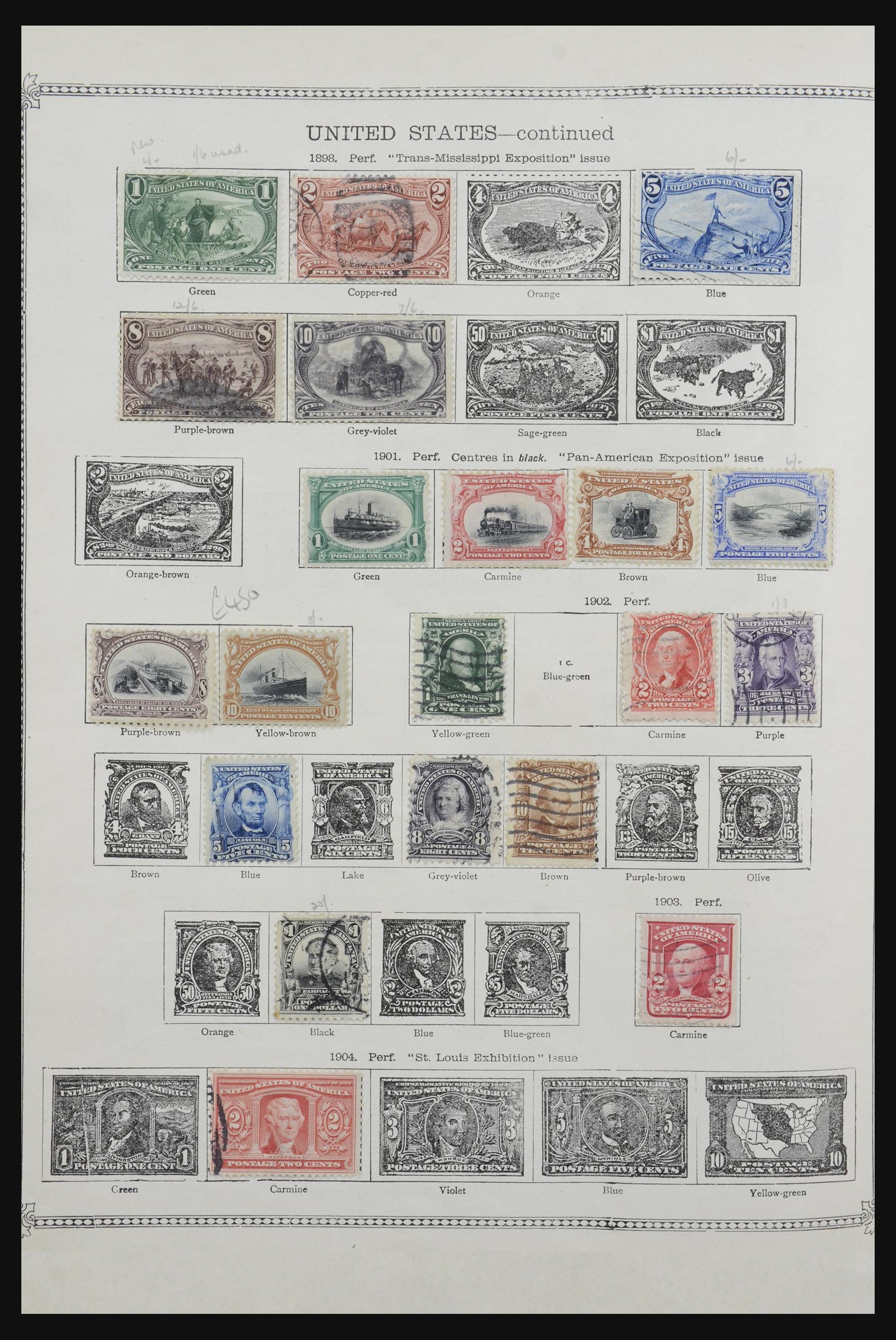 32218 262 - 32218 Wereldverzameling 1849-1914.