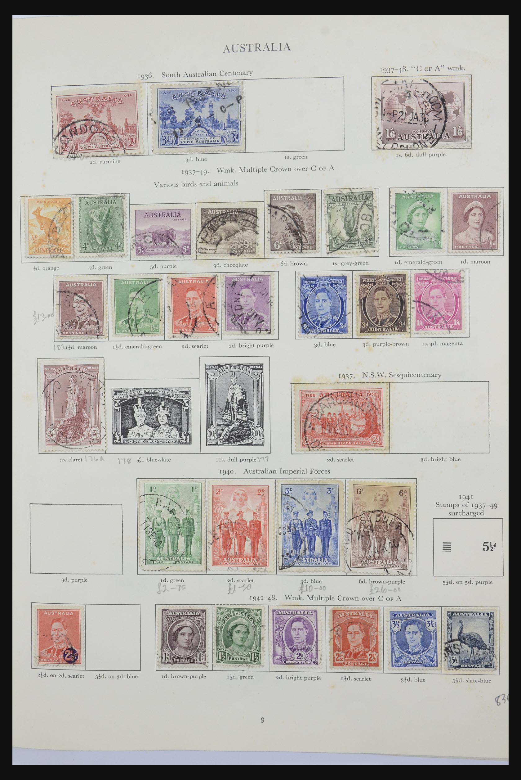 32219 008 - 32219 British Commonwealth 1937-1951.