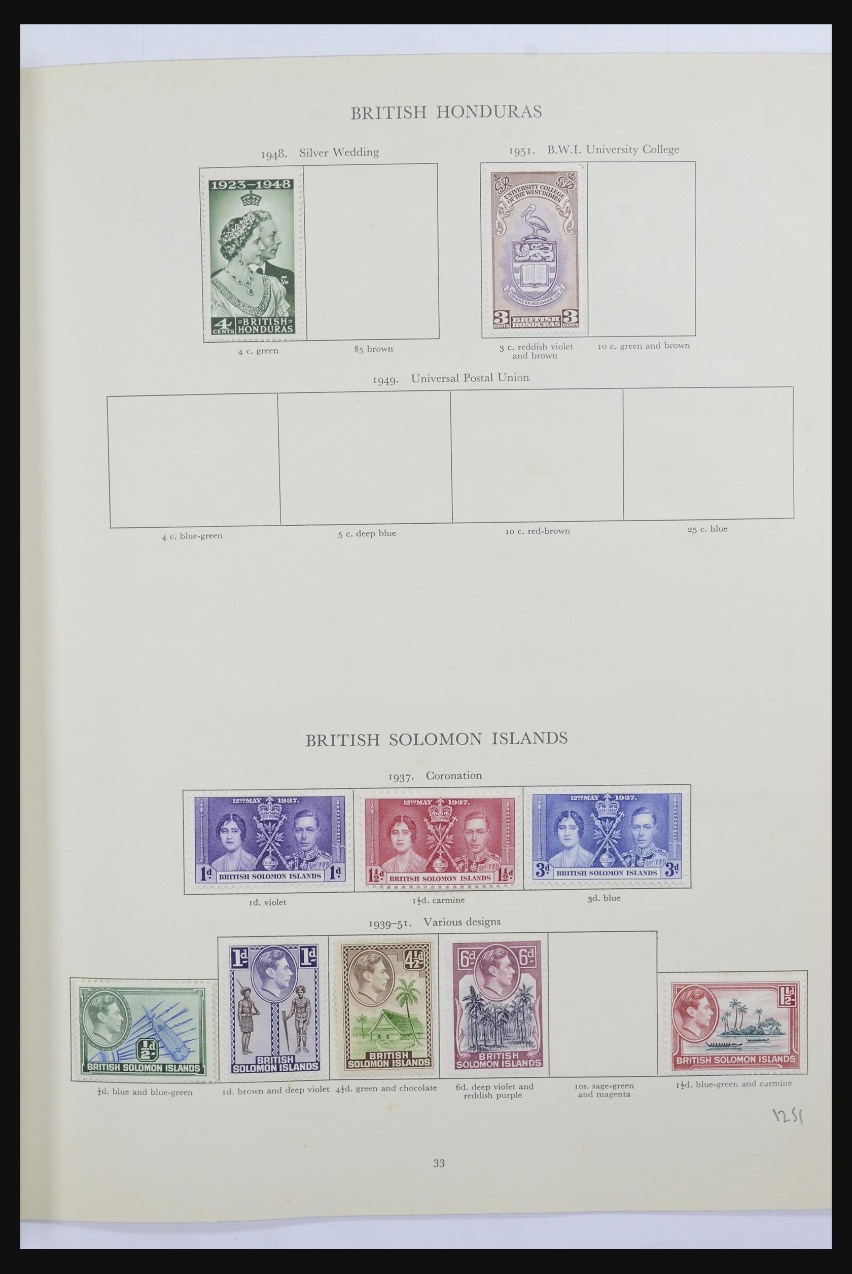 32219 030 - 32219 British Commonwealth 1937-1951.