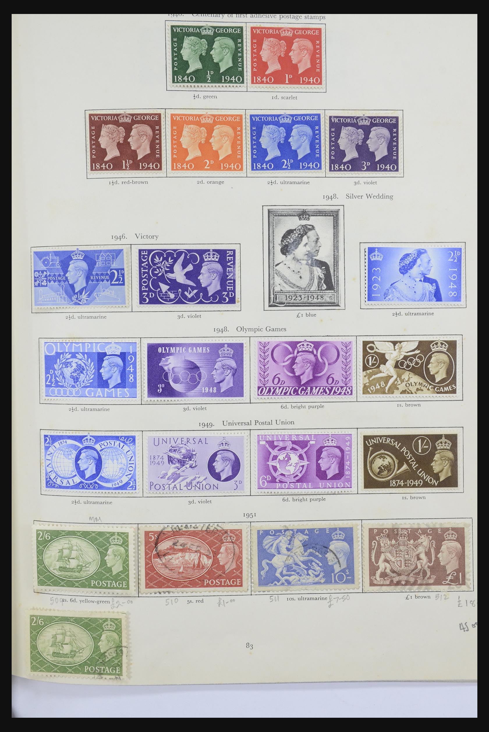 32219 072 - 32219 British Commonwealth 1937-1951.